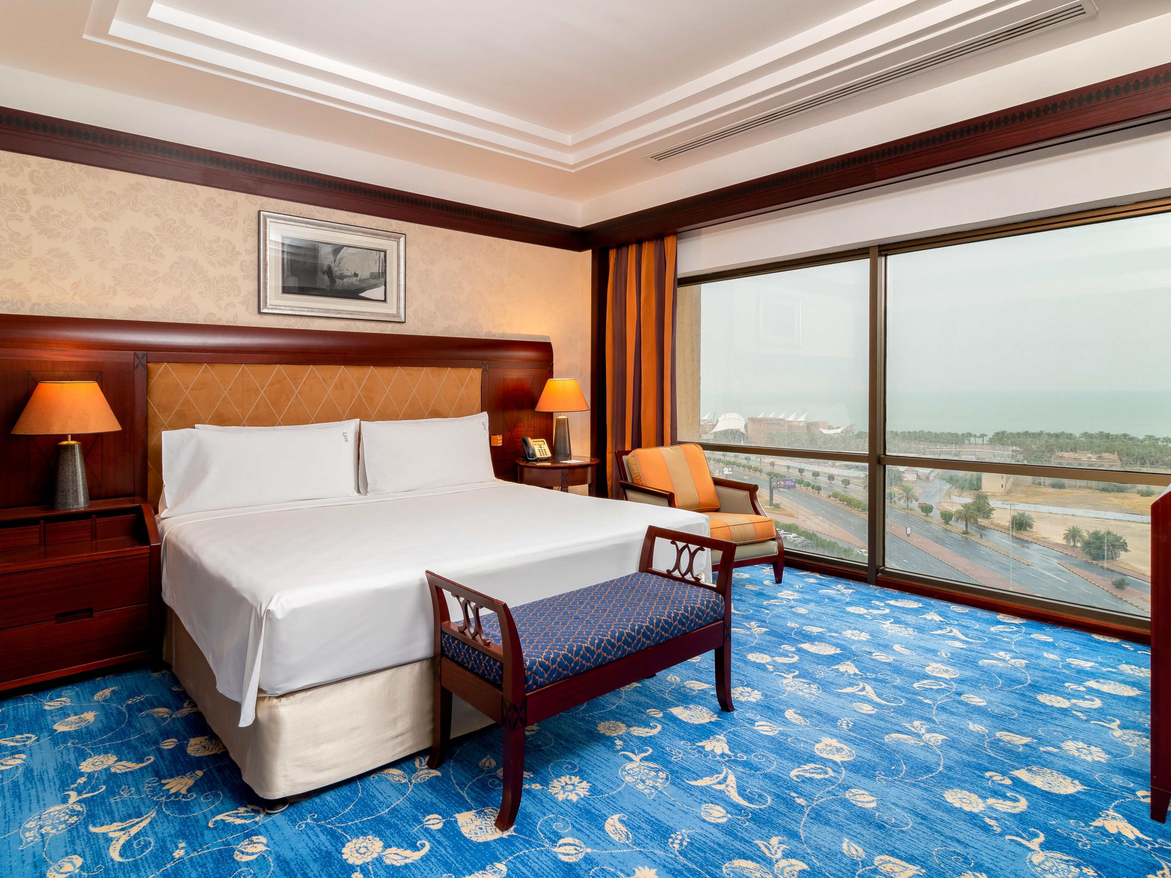 Relax in a spacious room with breath-taking views