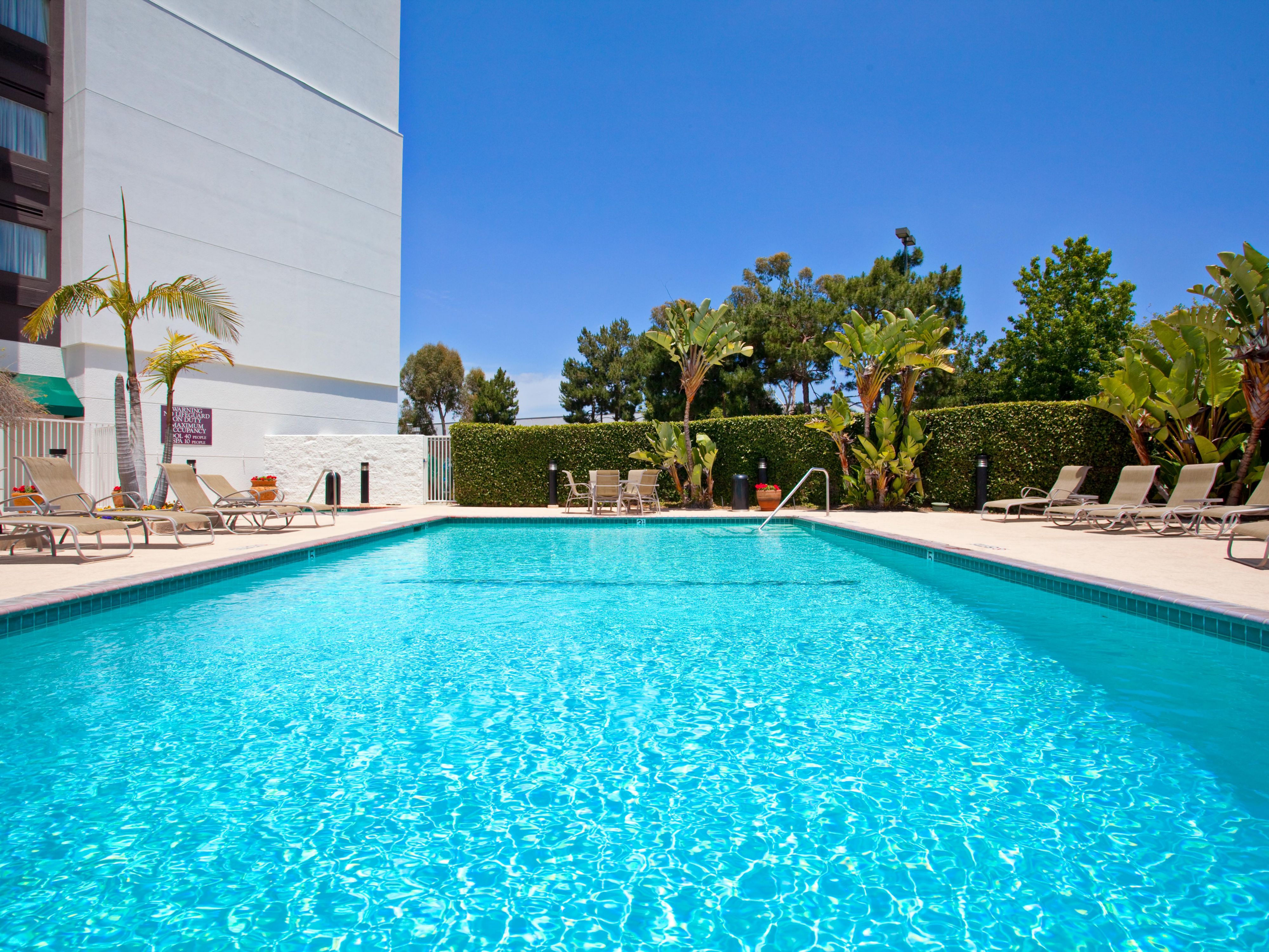 Take a lap in our beautiful outdoor heated pool