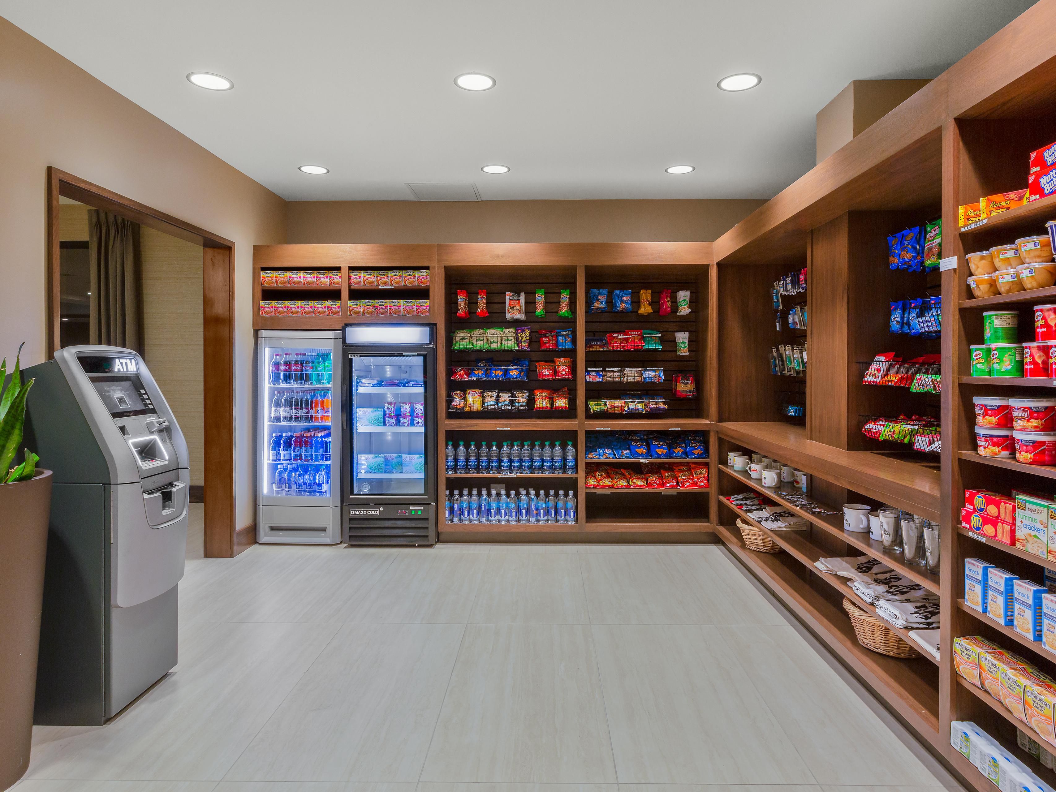 Whether it’s a soft drink and snack before you call it a day, or perhaps some needed sundries our Pantry is open to satisfy your immediate needs.  Located on lobby level.