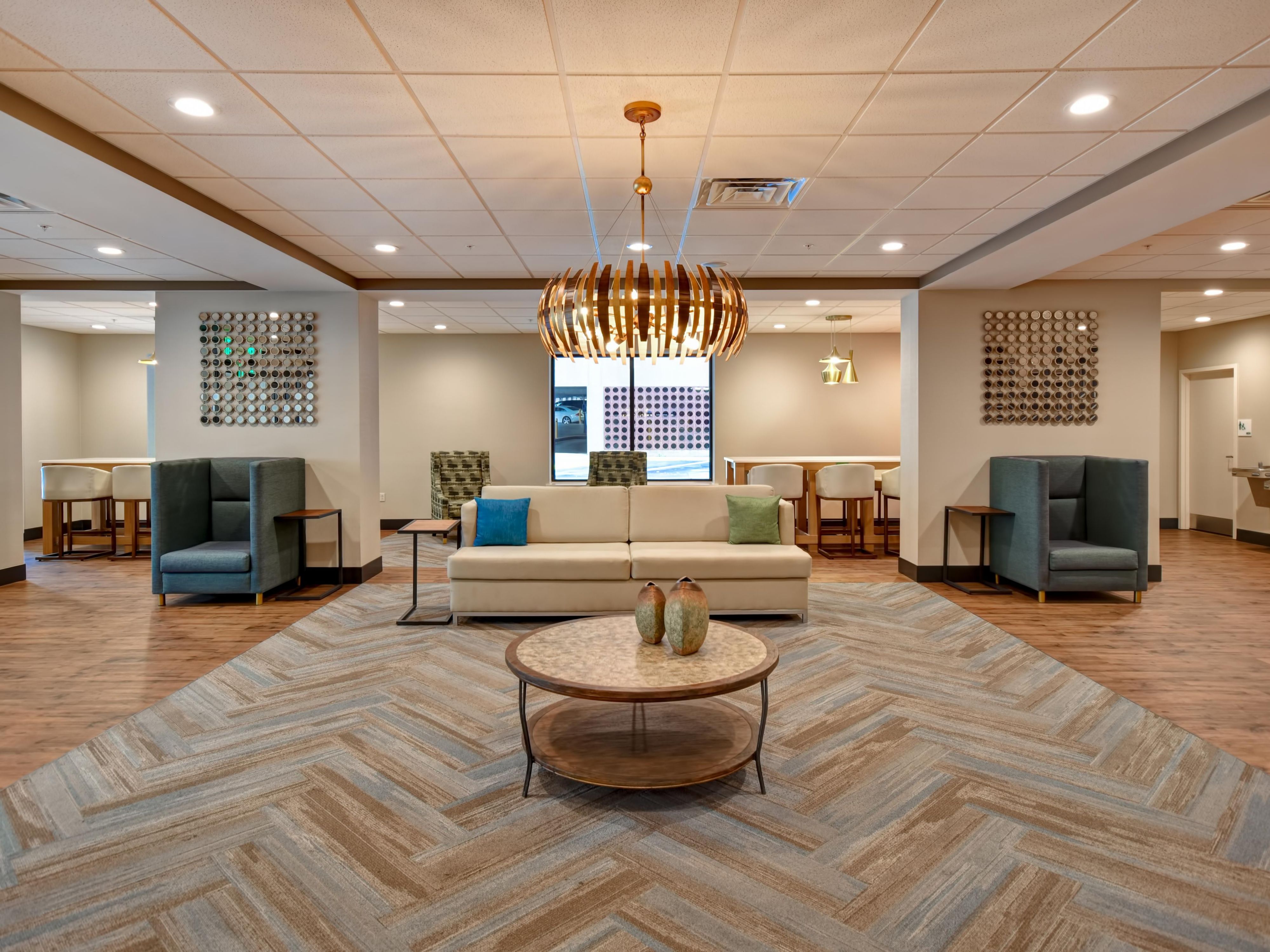 Relax Or Socialize In Our Beautiful And Comfortable Lobby