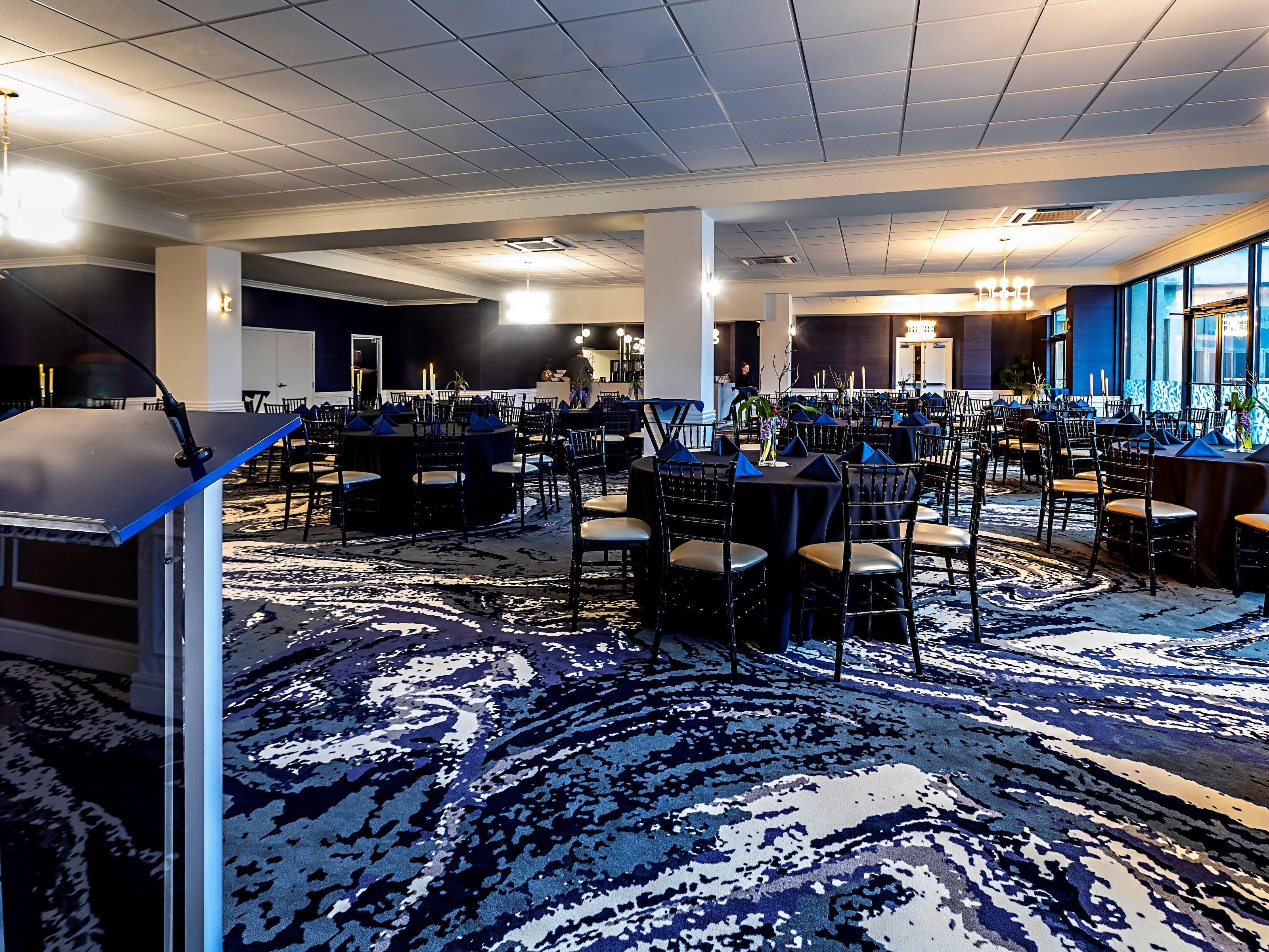 Our Imperial Event Center boasts over 24,000 sq ft of versatile indoor and outdoor event space, encompassing boardrooms, ballrooms, bridal parlors, and a stunning terrace. Whether you're hosting an intimate gathering or a grand gala, our sophisticated venues transform any meeting into an extraordinary event.
