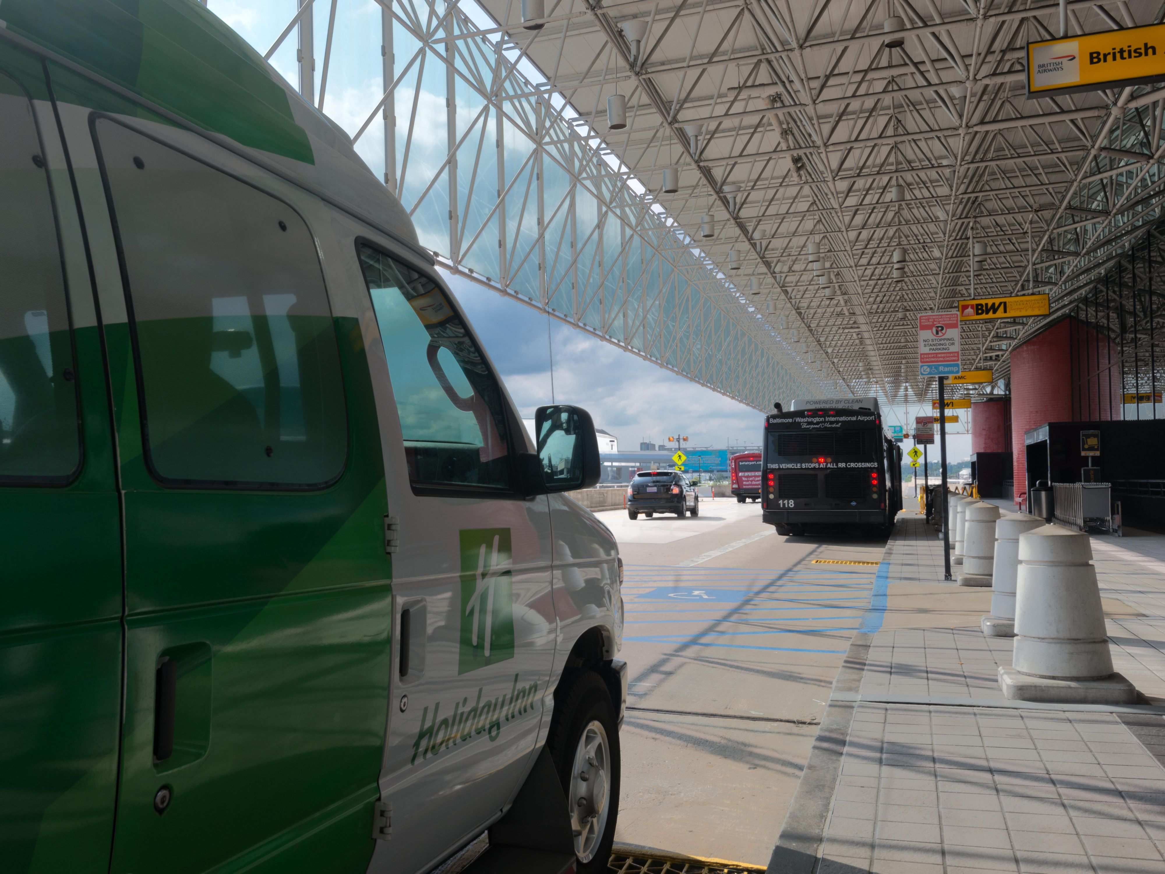 Our 24-hour complimentary airport shuttle service transports guests to and from BWI Airport, BWI Marc Train, BWI Amtrak and BWI Light Rail Stations.
