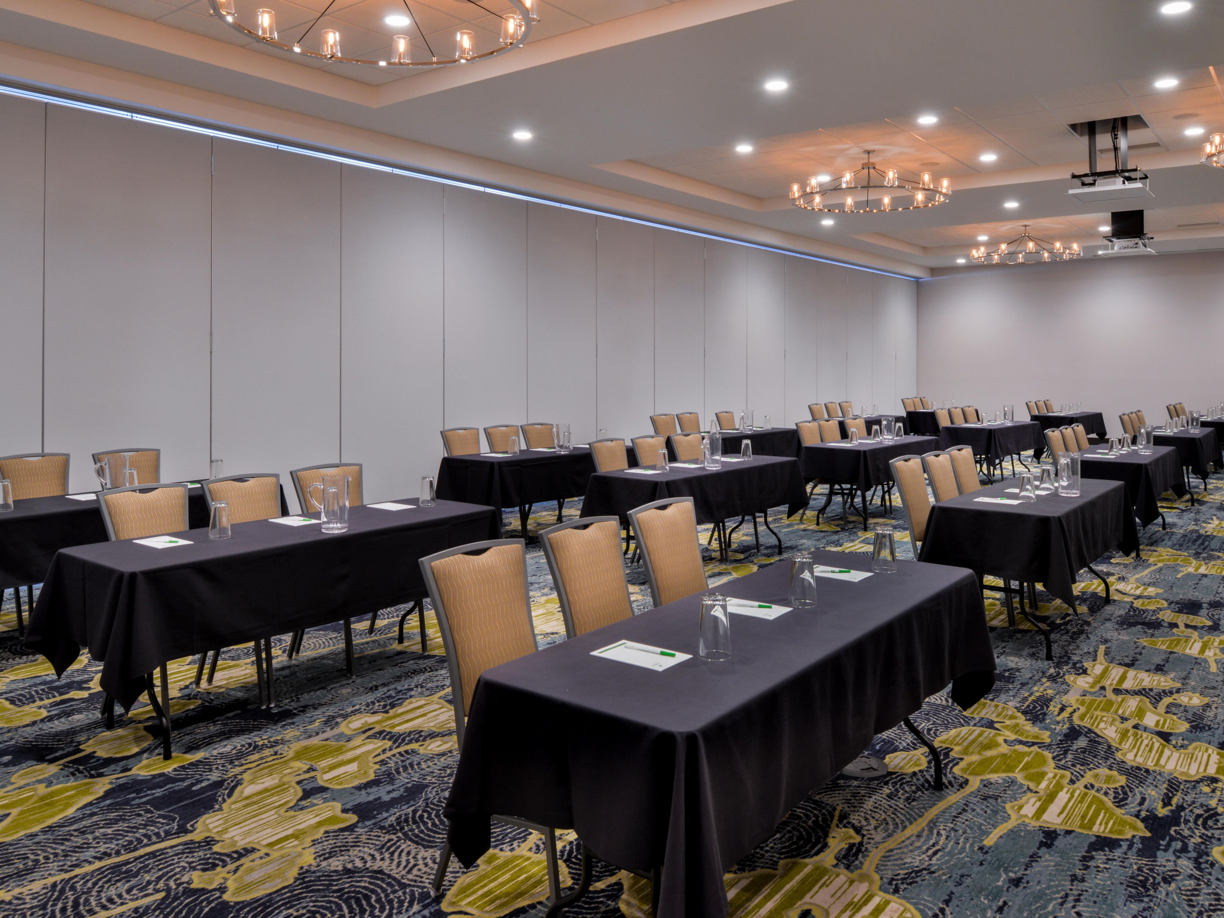 Plan your next business meeting or event in our flexible event space in Livonia. Our hotel includes a 6,000 square-foot ballroom that can accommodate 350 guests. Let our team help you with catering, audiovisual, and group rooms. Our hotel is right off I-275 and 20 minutes from Detroit Metro Airport, making travel for guests easy.