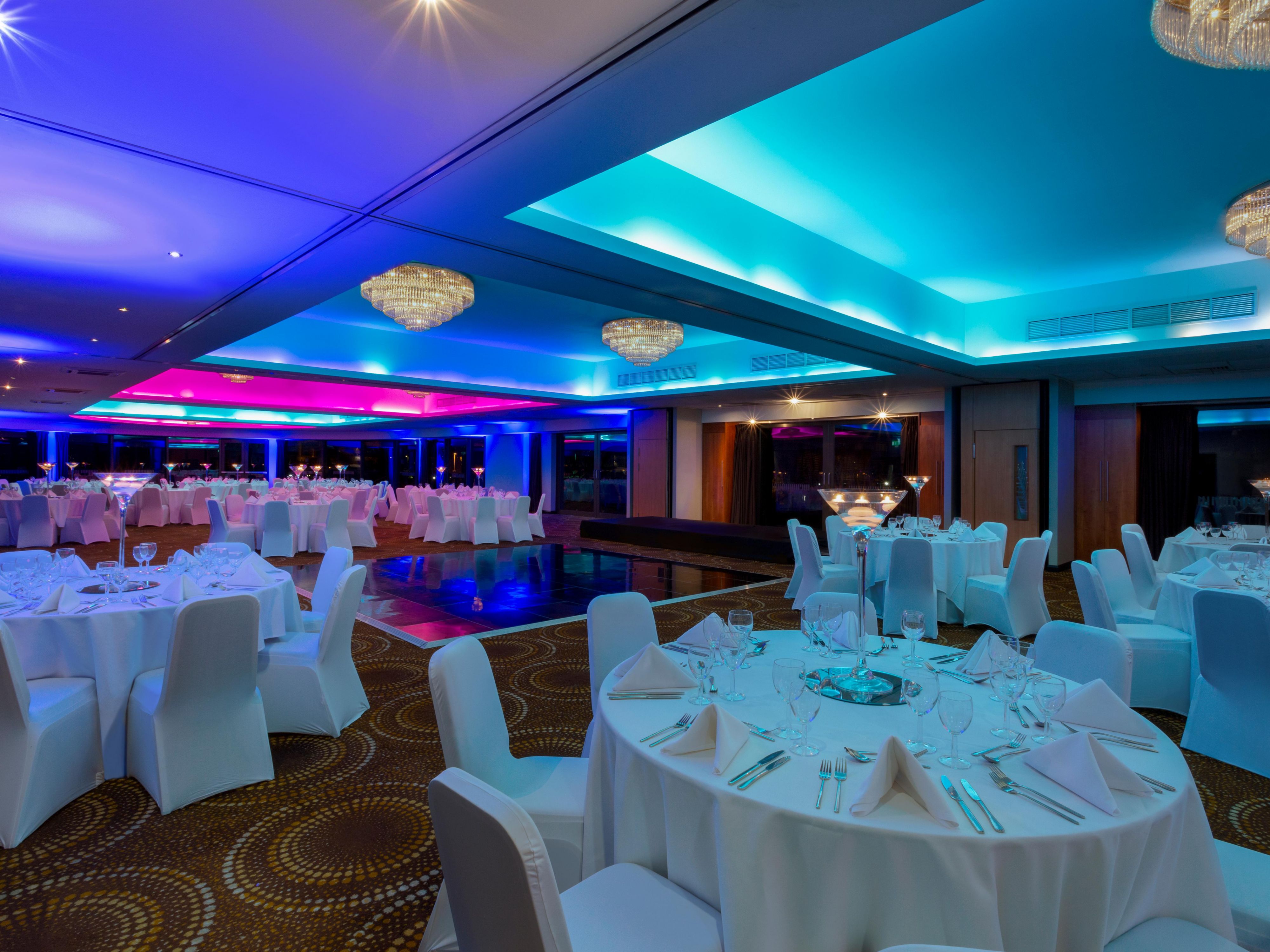 Celebrate life's special moments with us here at The Waterfront. The riverside venue provides the perfect backdrop to your celebrations and is perfect for a variety of events. Capable of accommodating up to 500 guests, the unique venue has car parking for up to 250 guests. Plus a firework license, so you can wow your guests. 