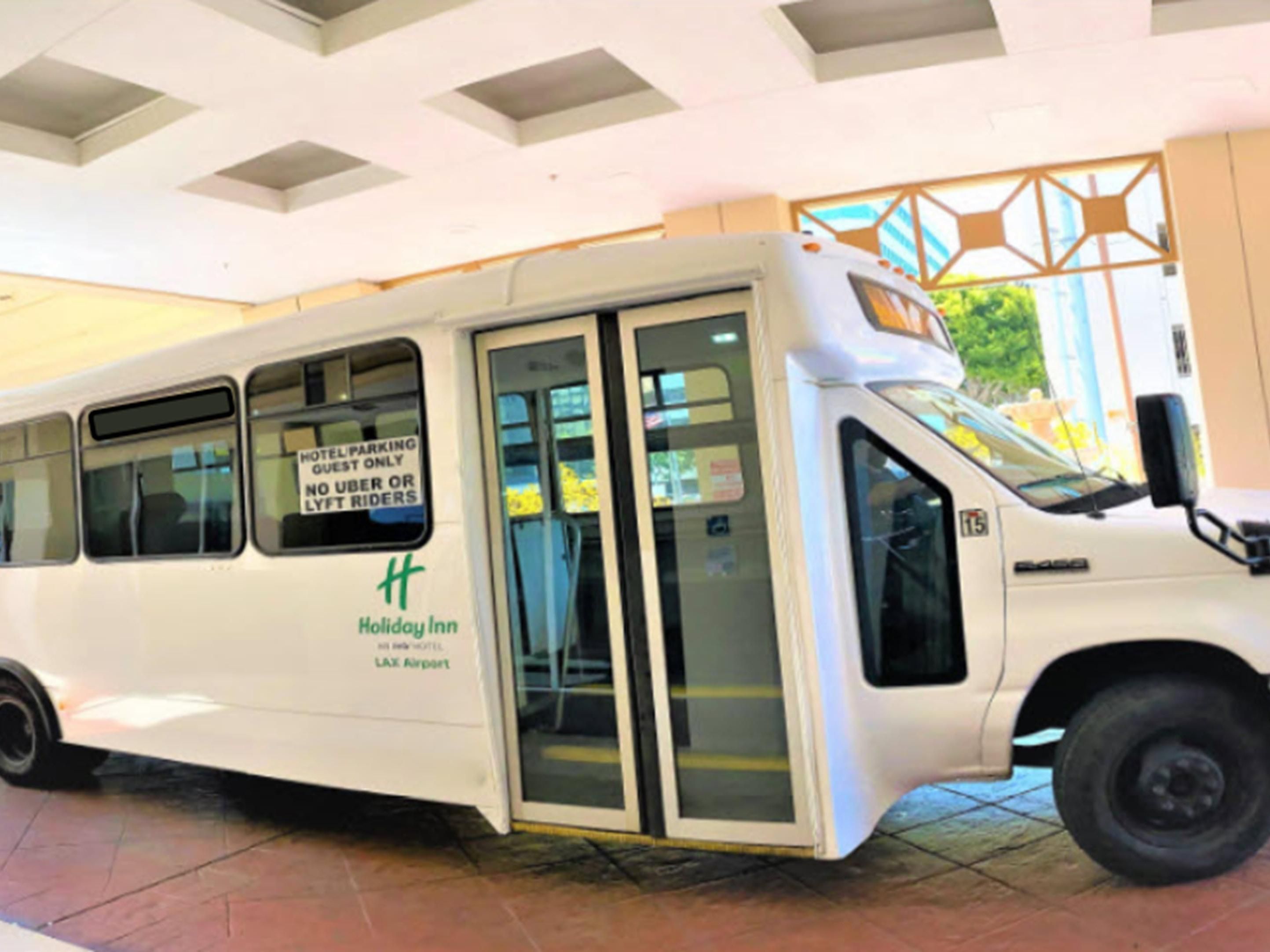 We offer a complimentary 24-hour LAX airport shuttle. 
