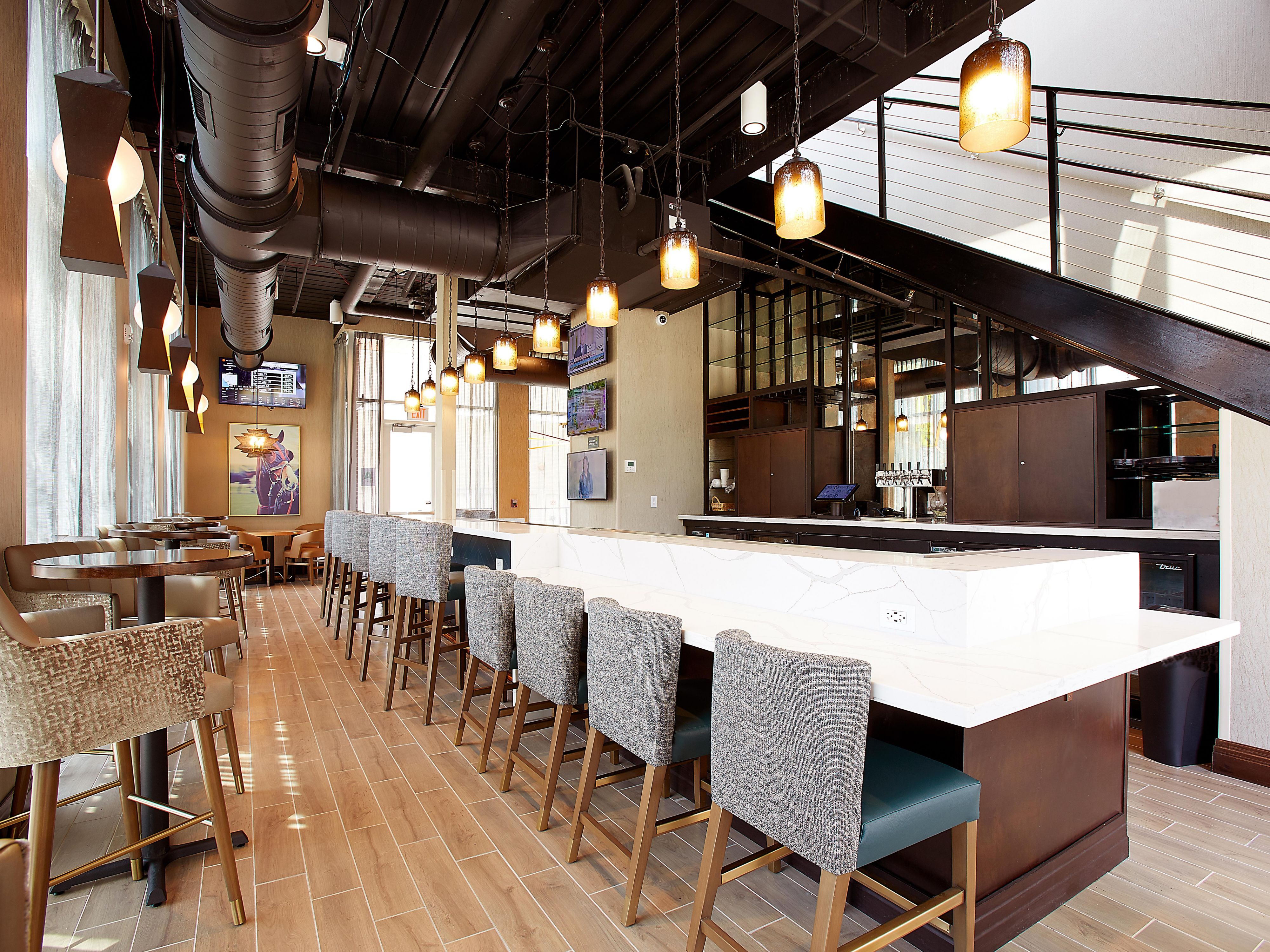 Make us your starting point for all things bourbon. Walking distance to eight tasting rooms and a short drive to more than 30 distilleries. Enjoy the days finds on our rooftop porch afterwards.