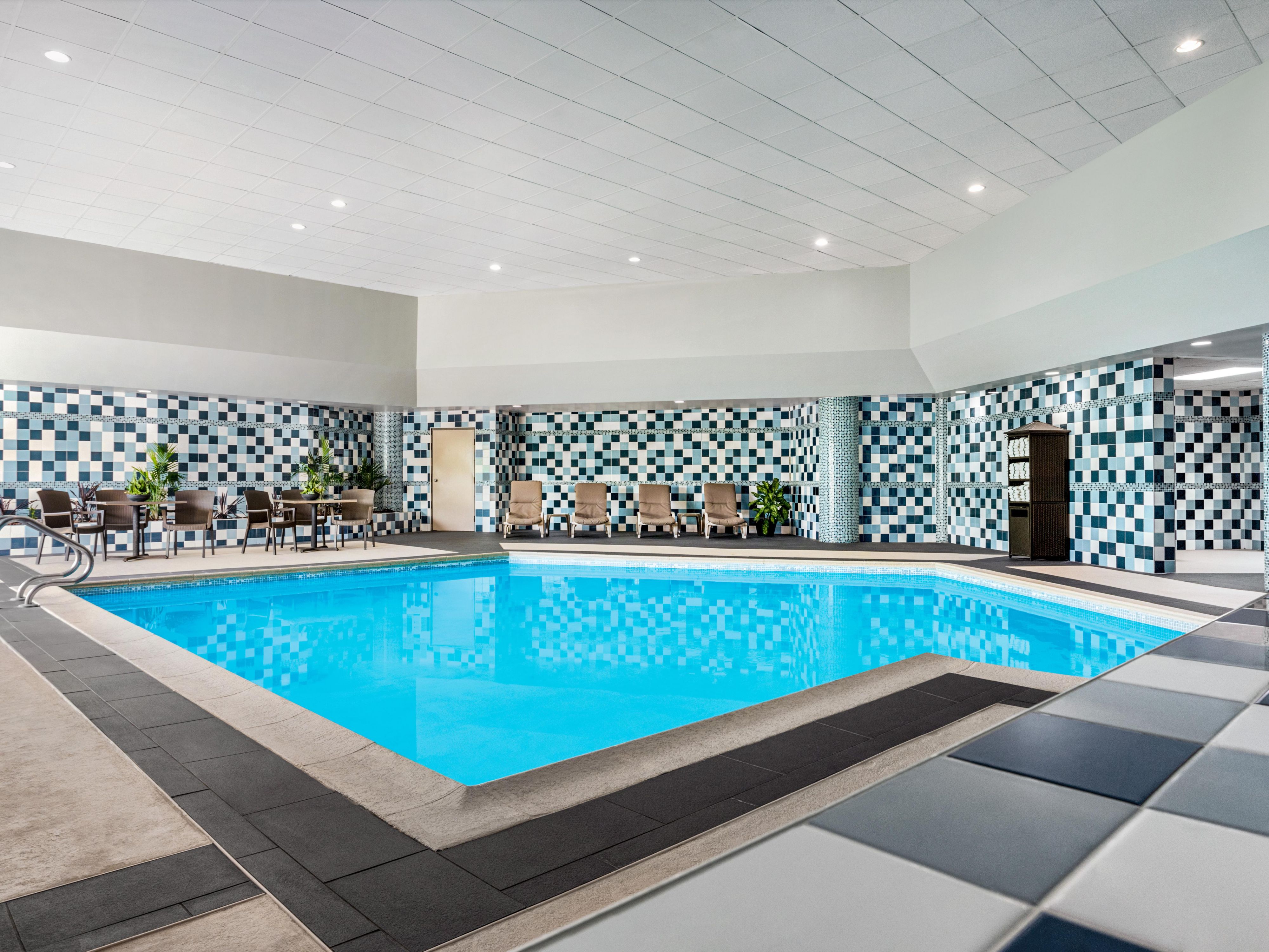 Our indoor heated pool is a perfect place for rest and relaxation