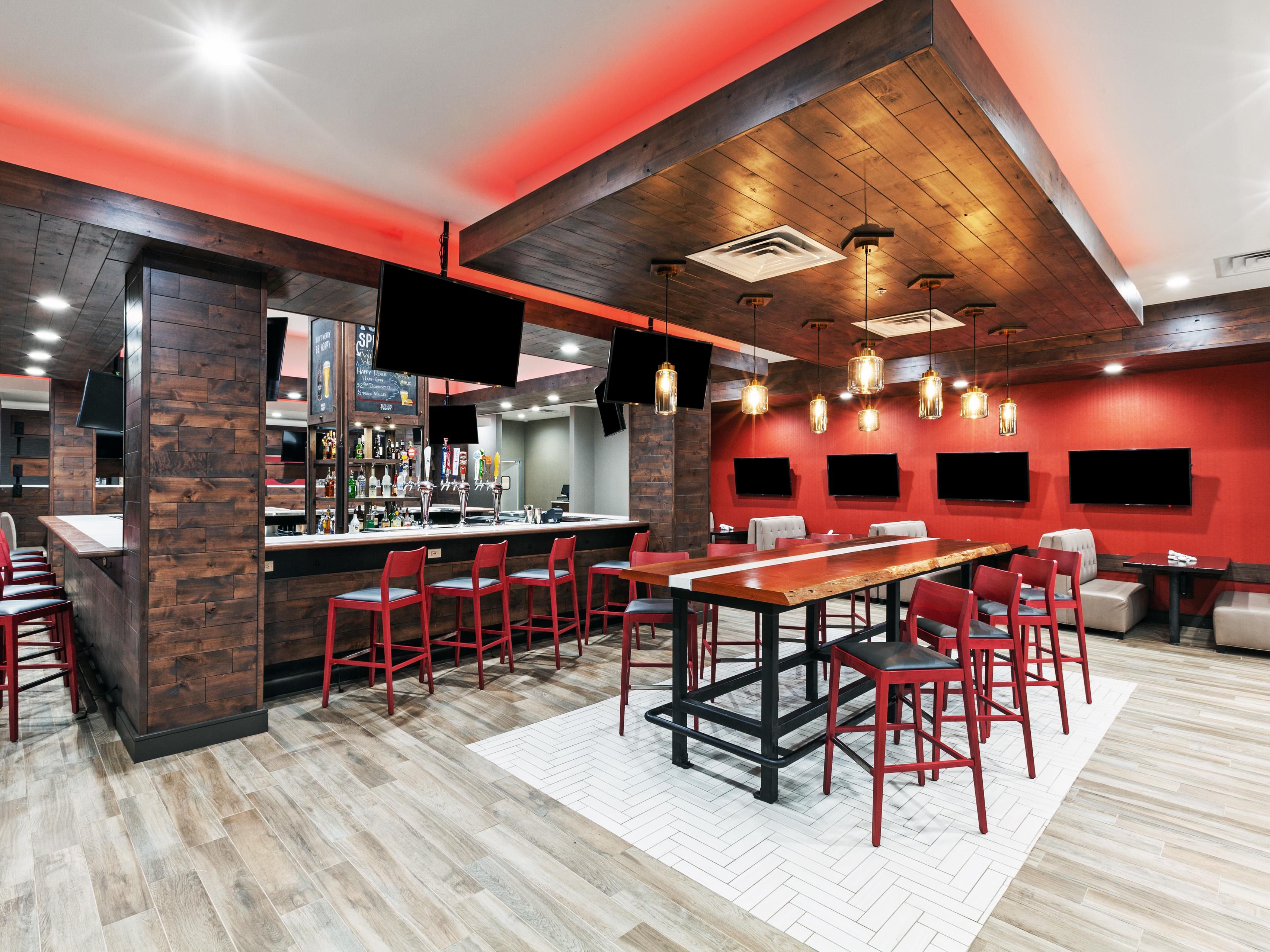 Enjoy Great Burgers and Awesome Drinks at Burger Theory. Never miss your favorite Team!