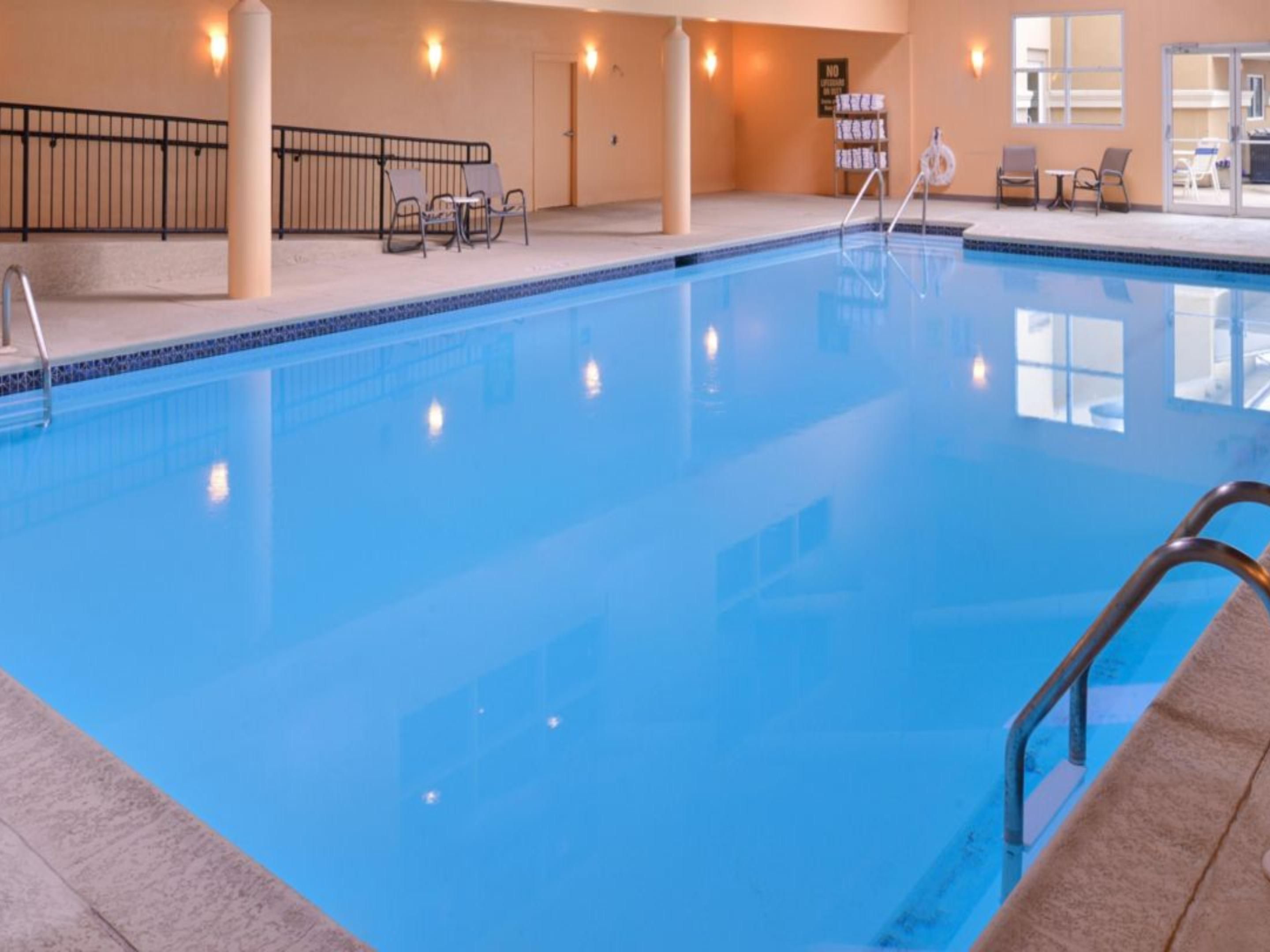 The Holiday Inn Martinsburg's heated indoor pool is a great place to get away and unwind for the weekend!!