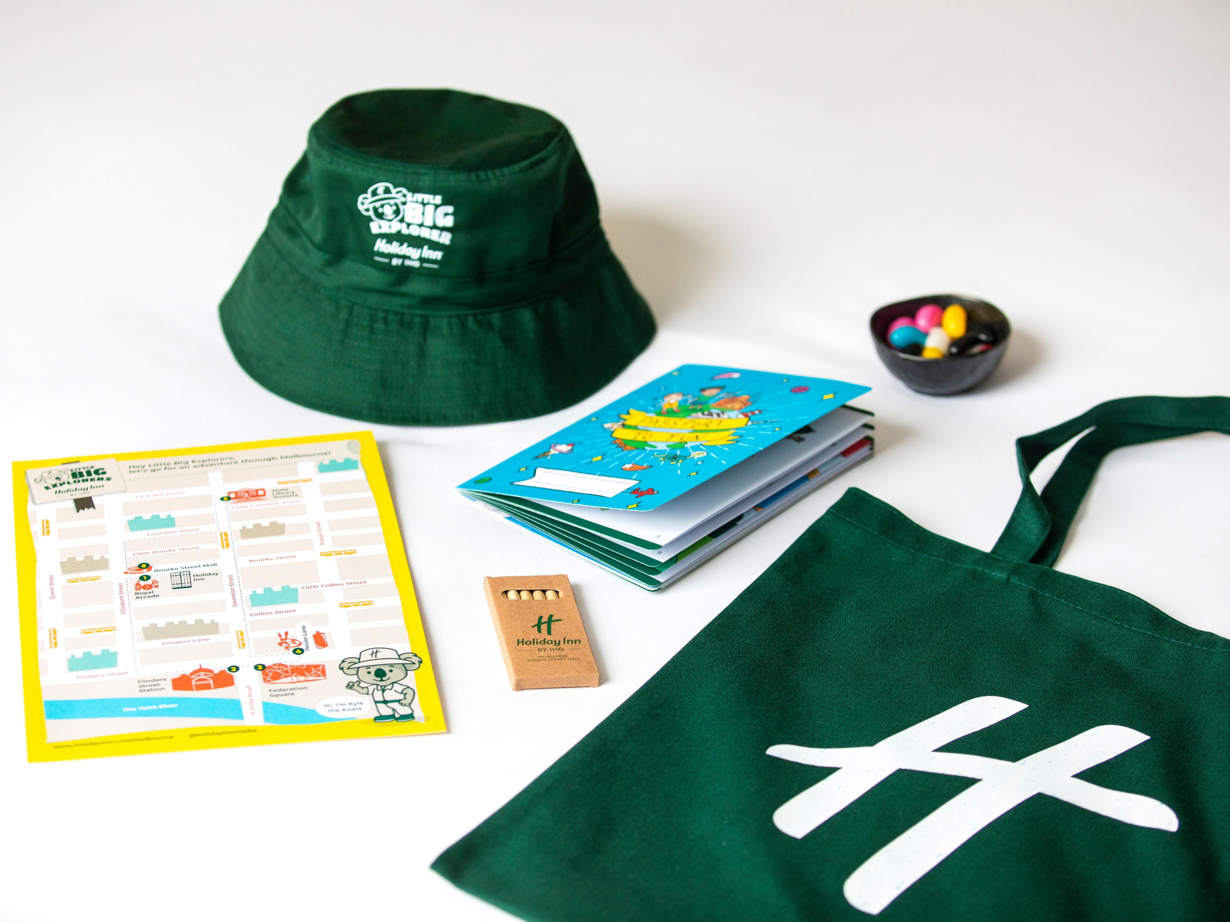 Set off on a fun memory-making CBD adventure these school holidays with a Little Big Explorers Pack. Kids can enjoy pancakes at The Greenery, follow their map through iconic landmarks, answer questions and sketch along the way return it to unlock a QR code for the chance to win a two-night stay. Request your pack at check-in - limited availability.