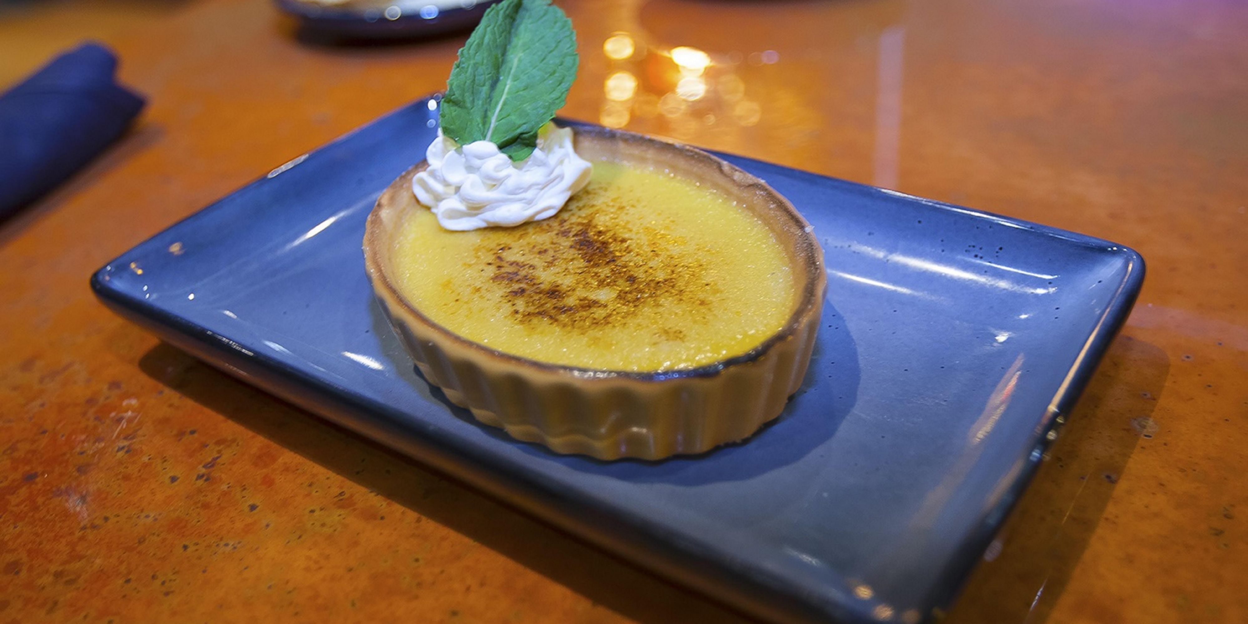 Enjoy the delicious desserts from Marion's Restaurant.