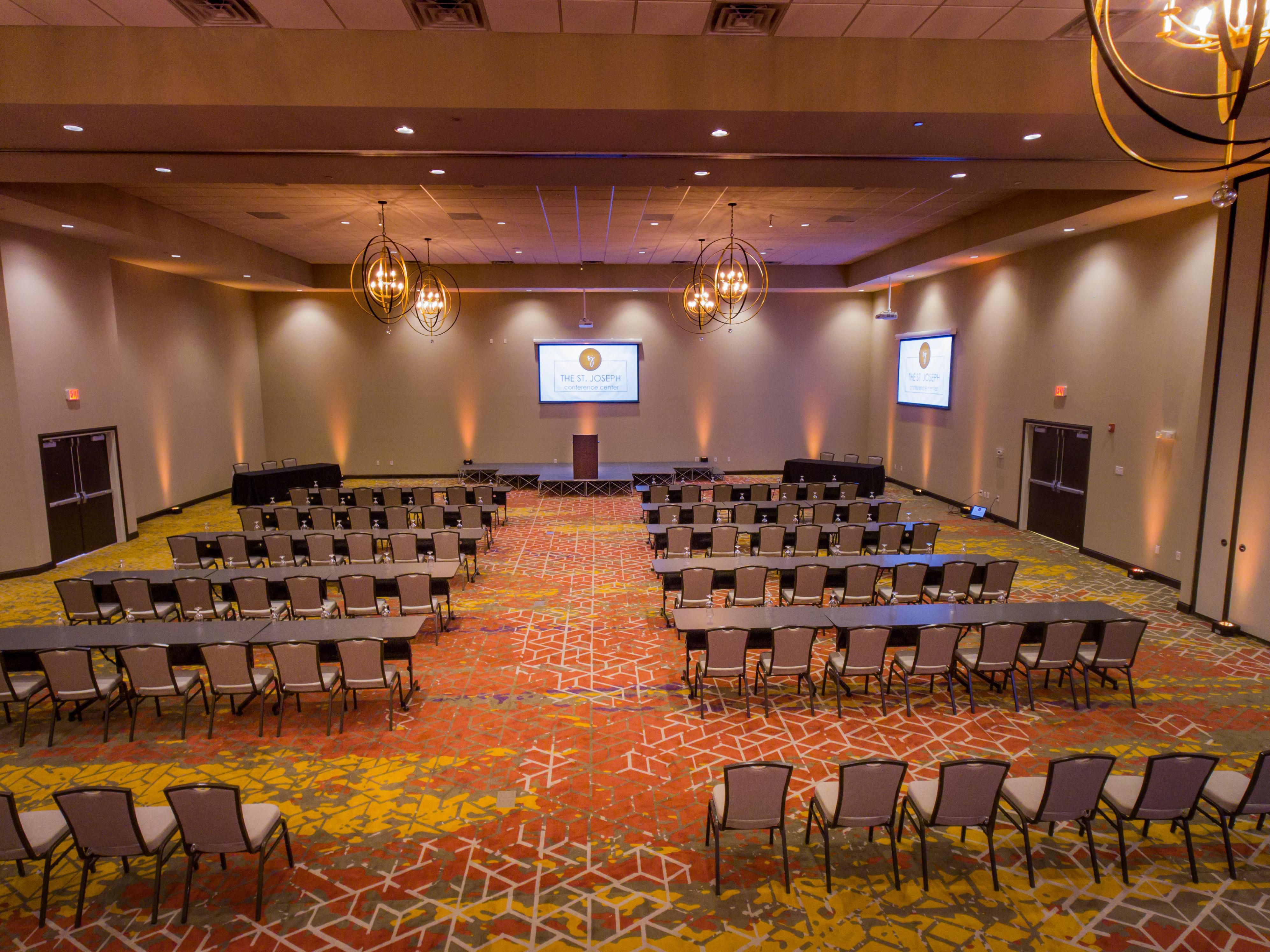 With over 10,000 square feet of space we are a perfect choice. We can accommodate Non-profit annual fundraisers, Sweet 16 and Quinceanera celebrations, and corporate meetings with our functional space. Wedding reception or ceremony? Yes, we do that- space for 400 plus people. Our sales team will coordinate every detail including onsite catering.