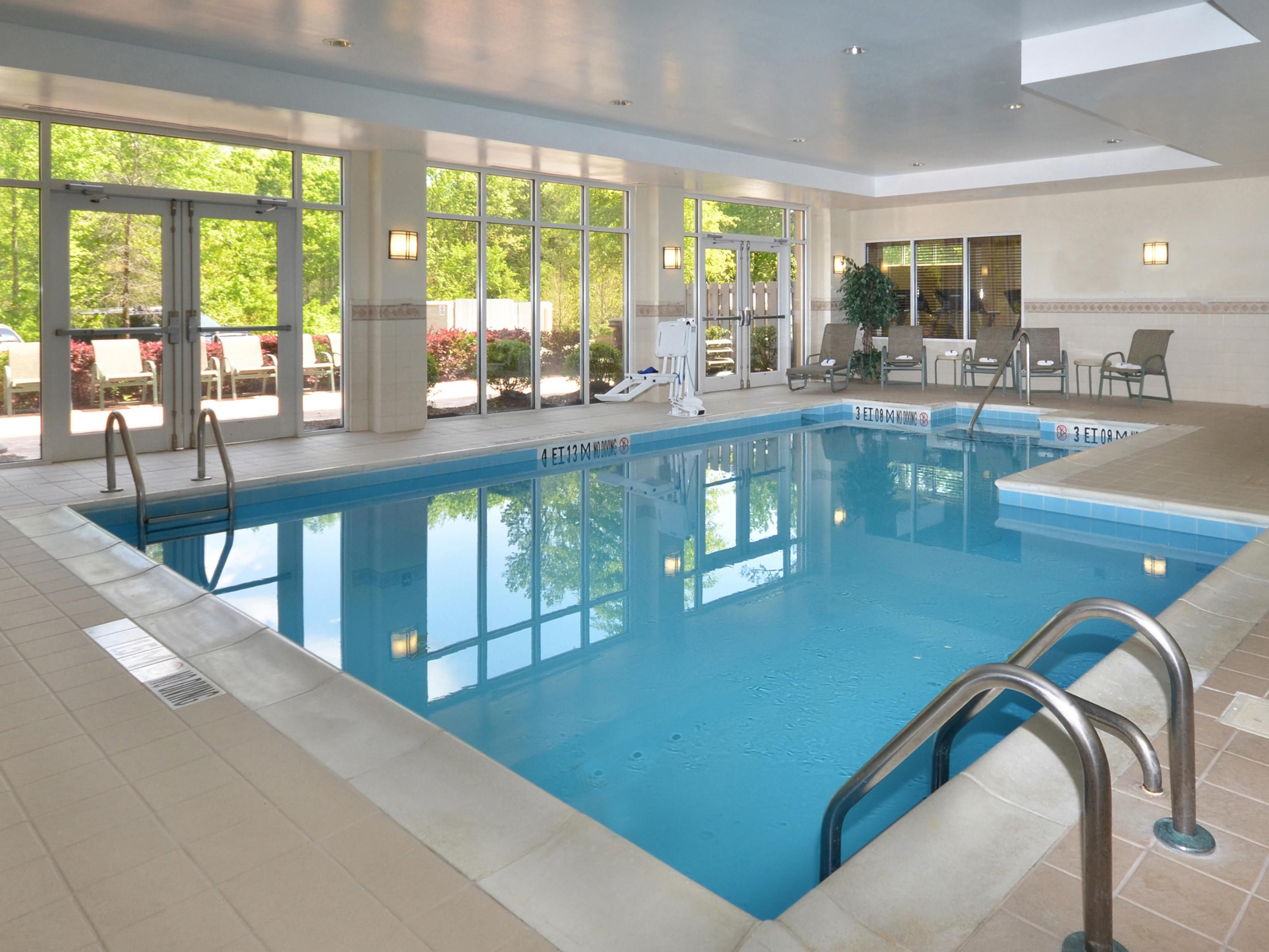 Are you looking for a hotel near the Raleigh Durham Airport with an indoor pool?  Our Morrisville, NC hotel is the ideal choice for families visiting the area or flying out of RDU.  