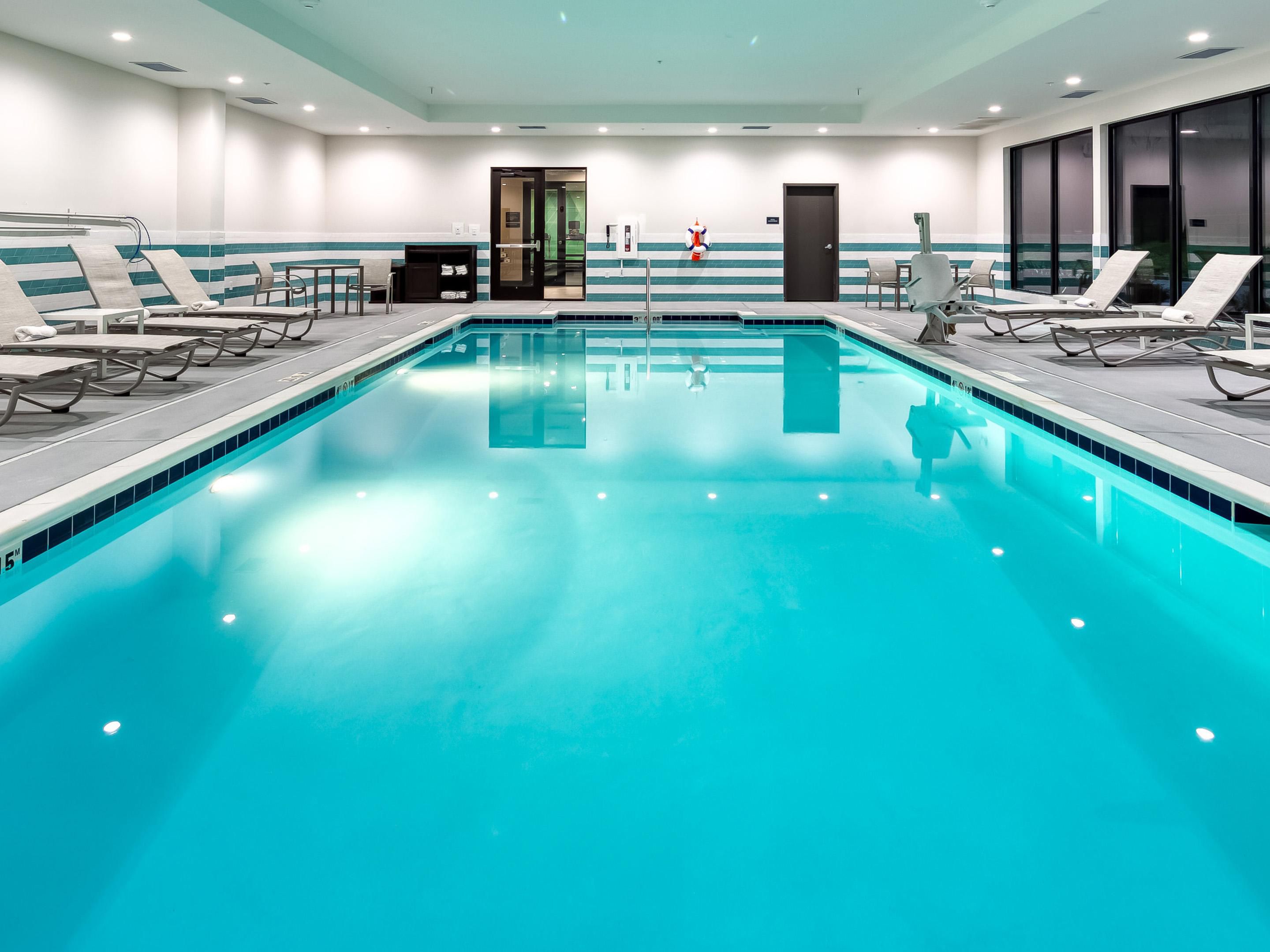 Relax year-round in our heated indoor pool, open daily from 8:00 AM to 9:00 PM. Perfect for play or relaxation, enjoy a refreshing swim or lounge in a cozy chair. Whether you're seeking calm or fun, the peaceful atmosphere offers the perfect retreat.