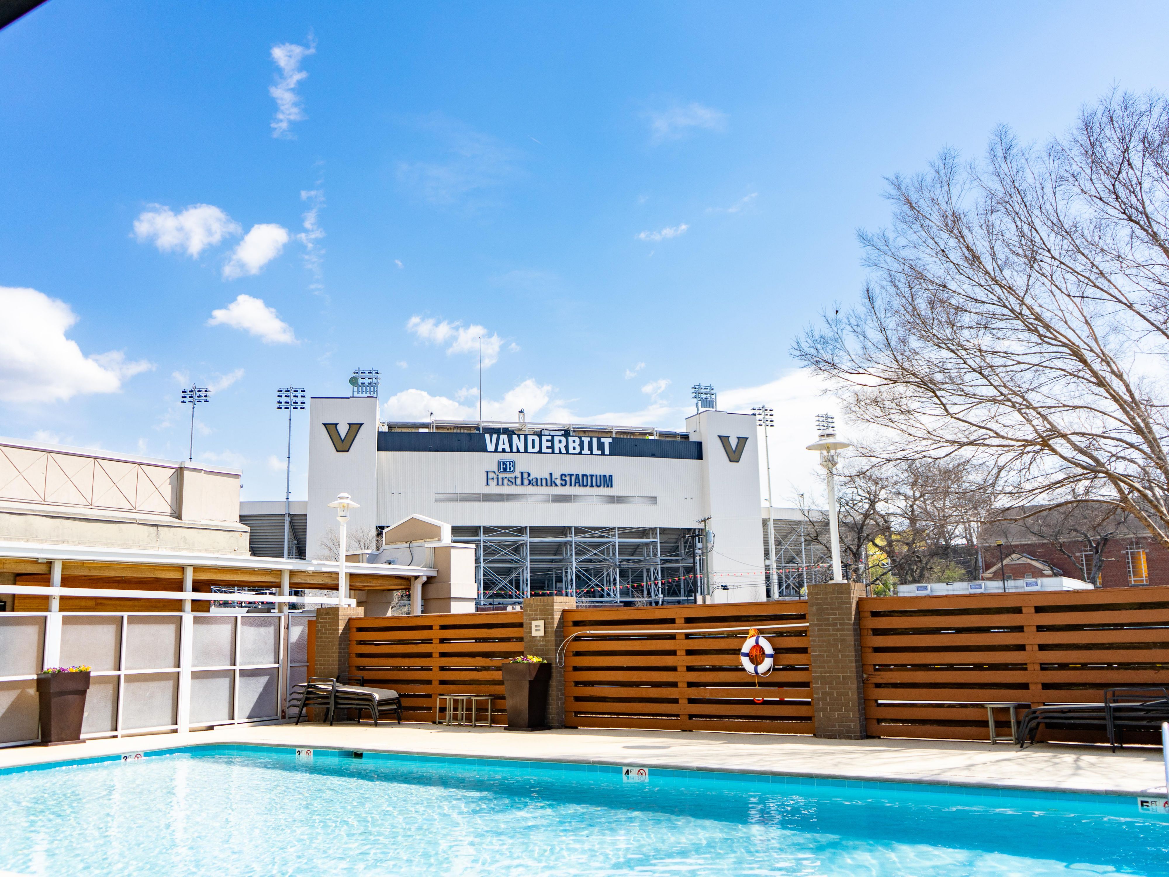 Pool with Vanderbilt view