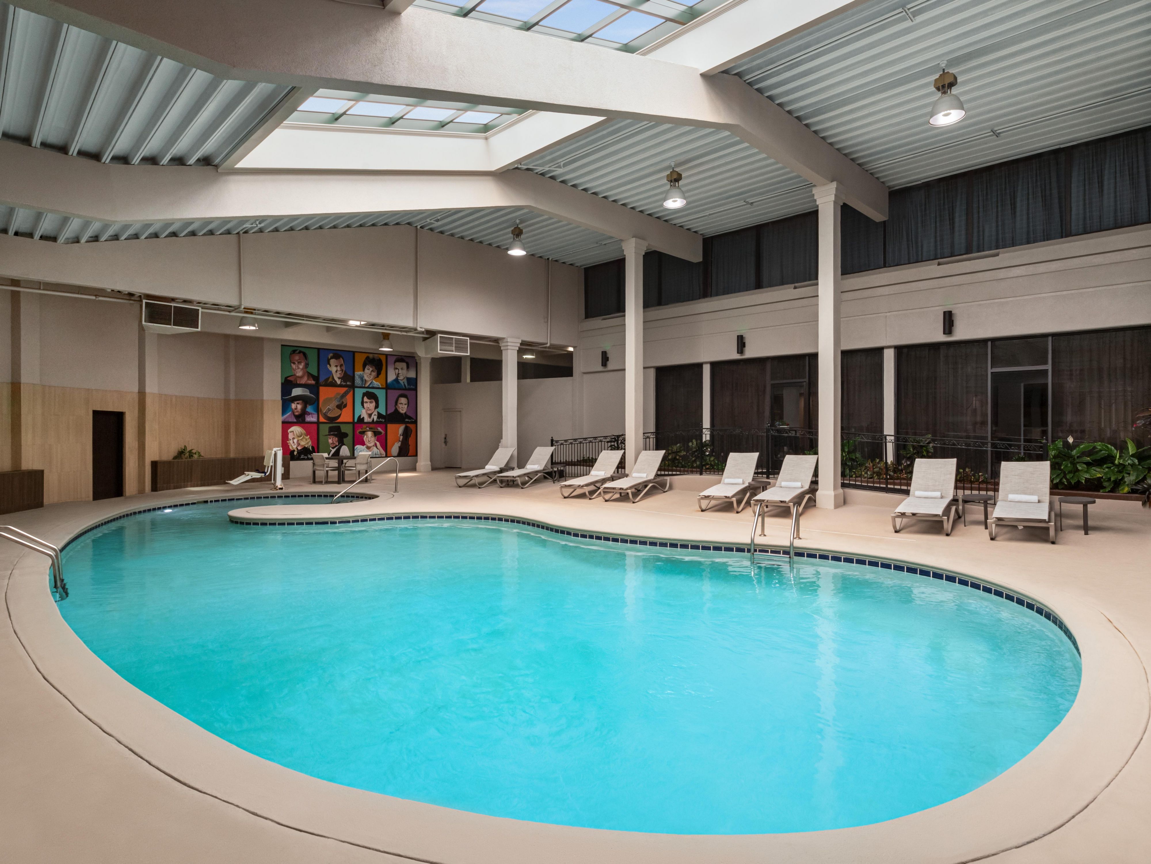 Whether you like to start each morning with invigorating laps, jump in and make a mid-afternoon splash, or enjoy a leisurely evening swim, our indoor heated pool is the perfect place for both relaxation and recreation. Open from 9:00am to 10:00pm daily.