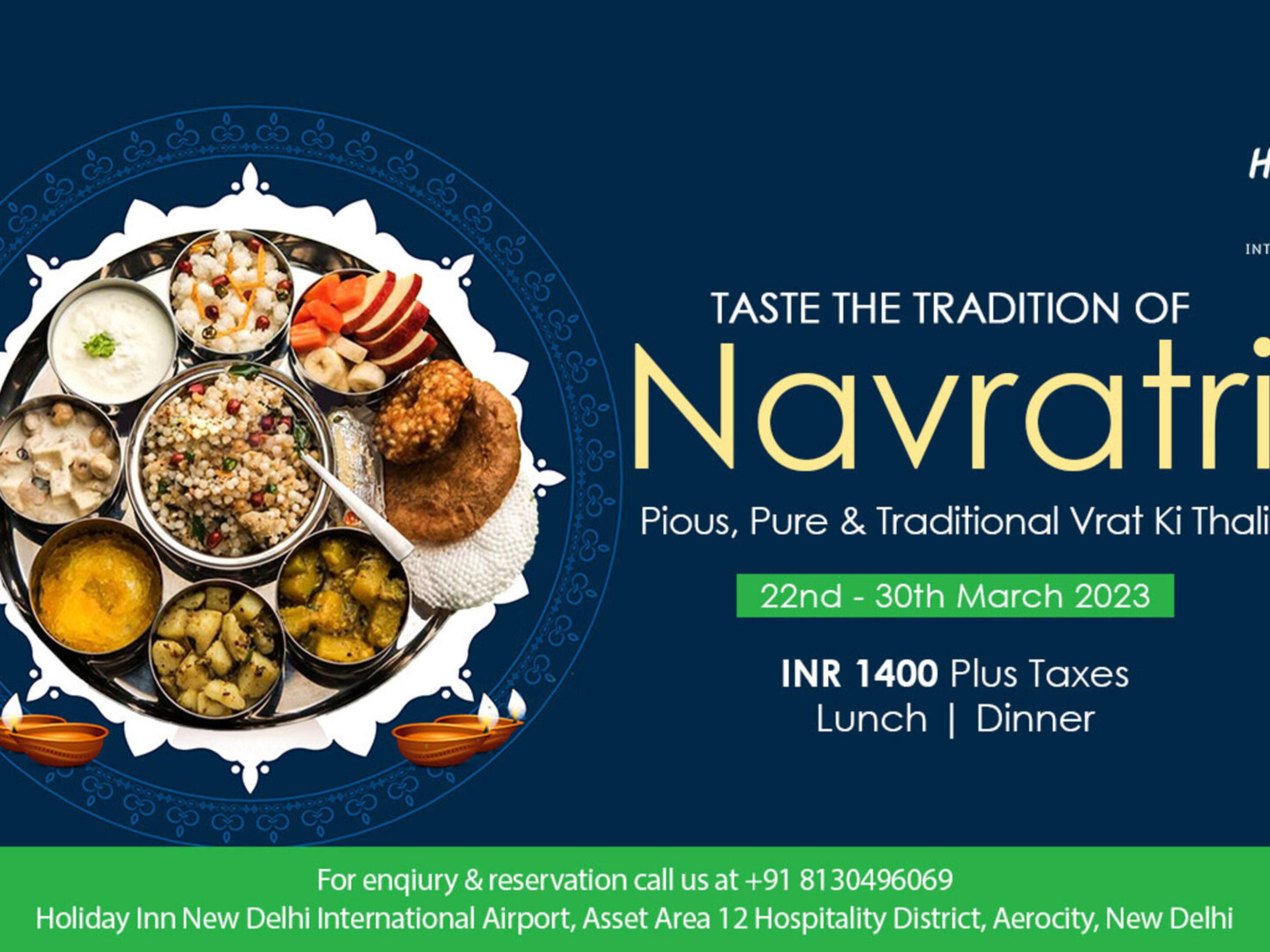 Taste the tradition of Navratri