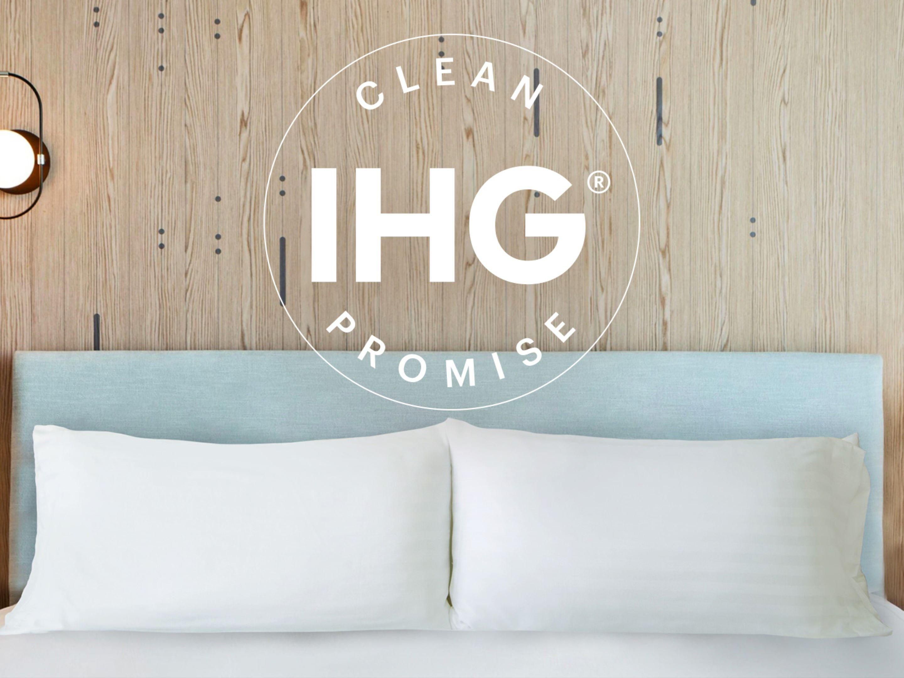 Good isn’t good enough – we’re committed to high levels of cleanliness. That means clean, well maintained, clutter free rooms that meet our standards. If this isn’t what you find when you check-in then we promise to make it right. 

When you're ready to Travel again, we'll be ready to welcome you! 