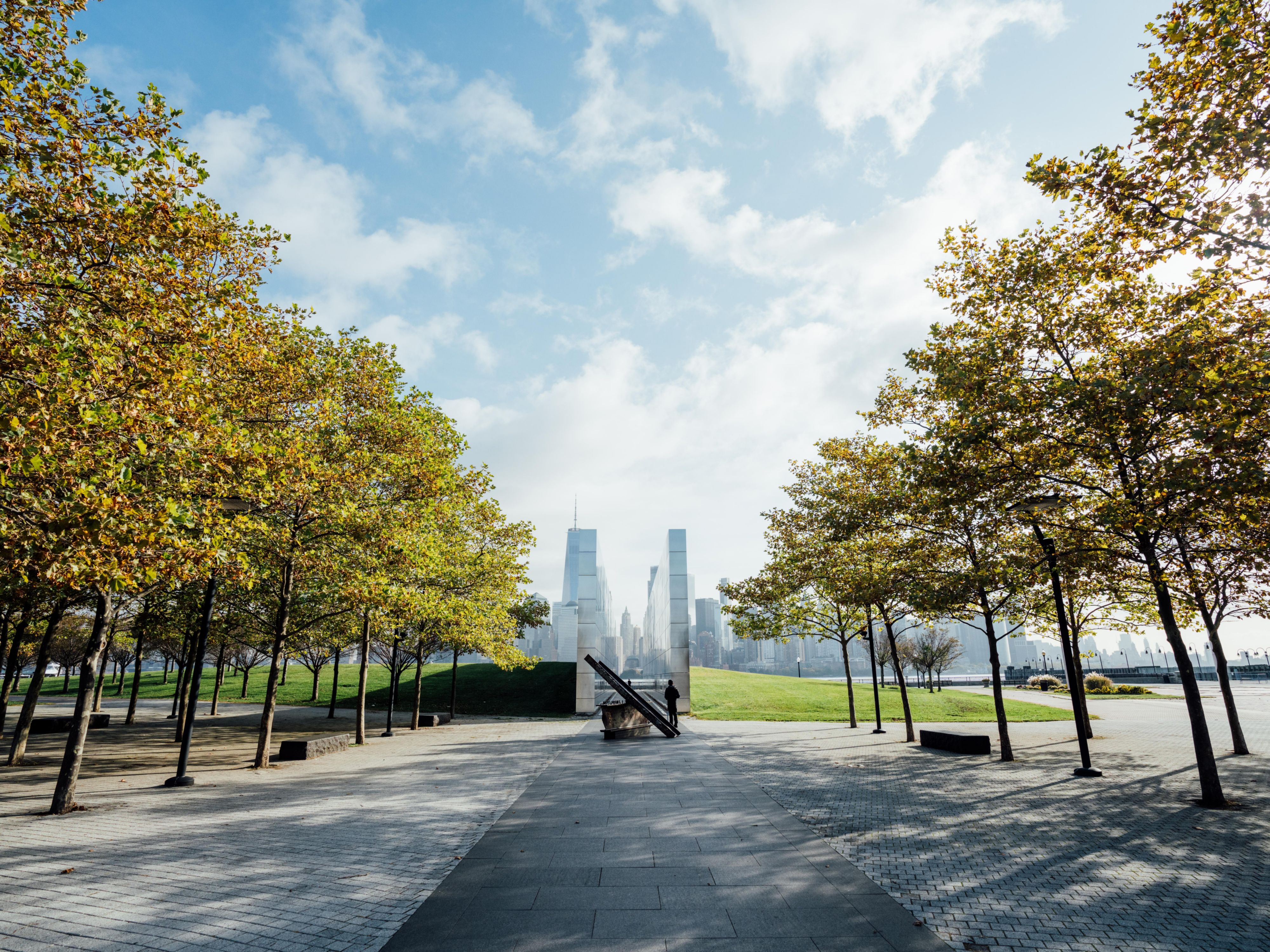 Liberty State Park is a sprawling urban oasis in New Jersey that offers breathtaking views of the Statue of Liberty, Ellis Island, and the Manhattan skyline. Spread across 1,200 acres of green space, it’s perfect for picnicking, jogging, fishing, and birdwatching. 
The image used is courtesy of the New Jersey Department of Environmental Protection