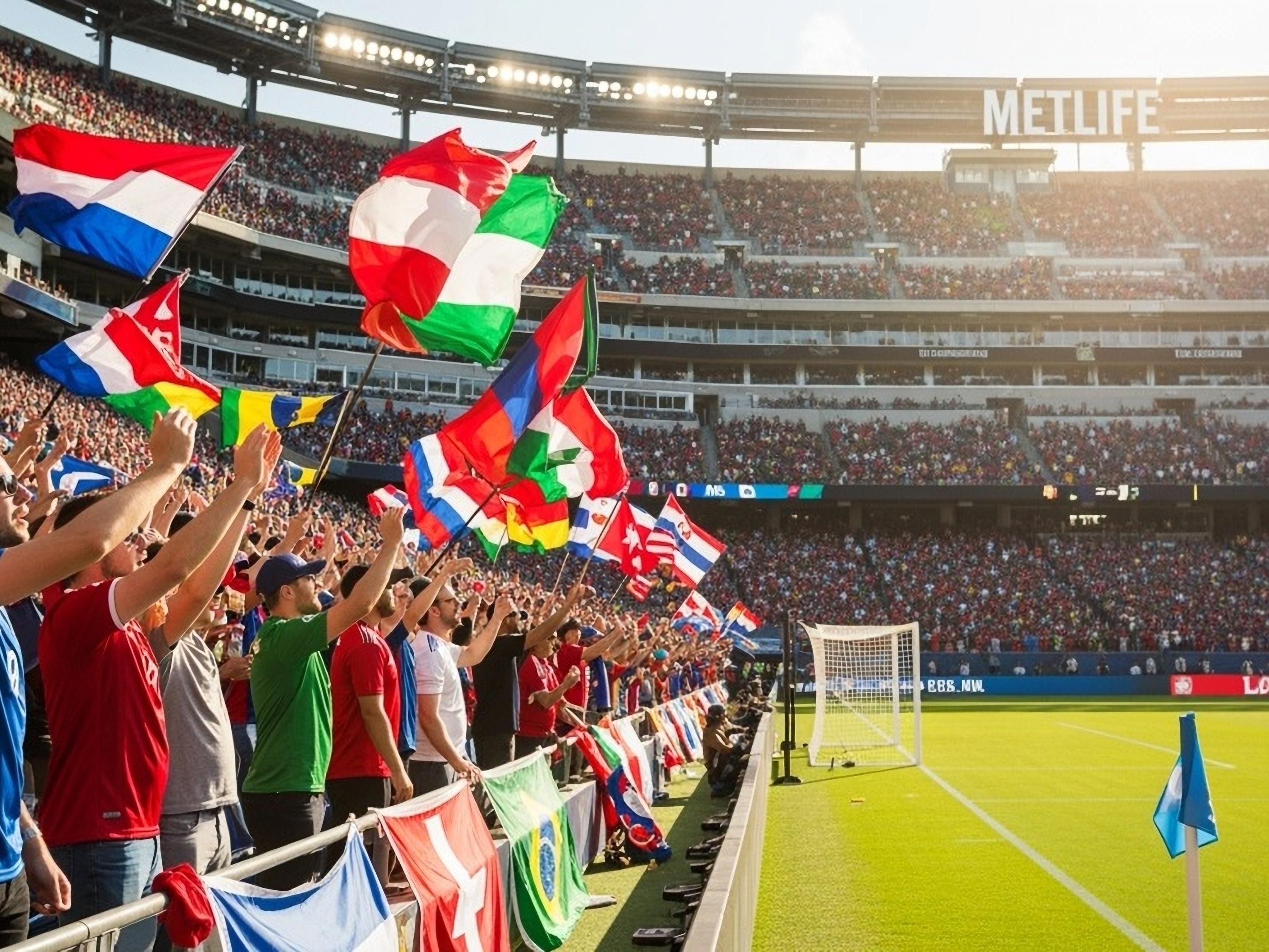 Übernachten Sie nur wenige Minuten vom Geschehen des Weltfußballspiels 2026 entfernt im MetLife Stadium, günstig gelegen in der Nähe unseres Hotels. Erleben Sie Weltklasse-Fußball, wenn die besten Teams der Welt gegeneinander antreten, und genießen Sie unsere komfortablen Unterkünfte, die modernen Annehmlichkeiten und den leichten Zugang zu öffentlichen Verkehrsmitteln. Buchen Sie Ihren Aufenthalt bei uns und nehmen Sie an diesem historischen, globalen Events teil!