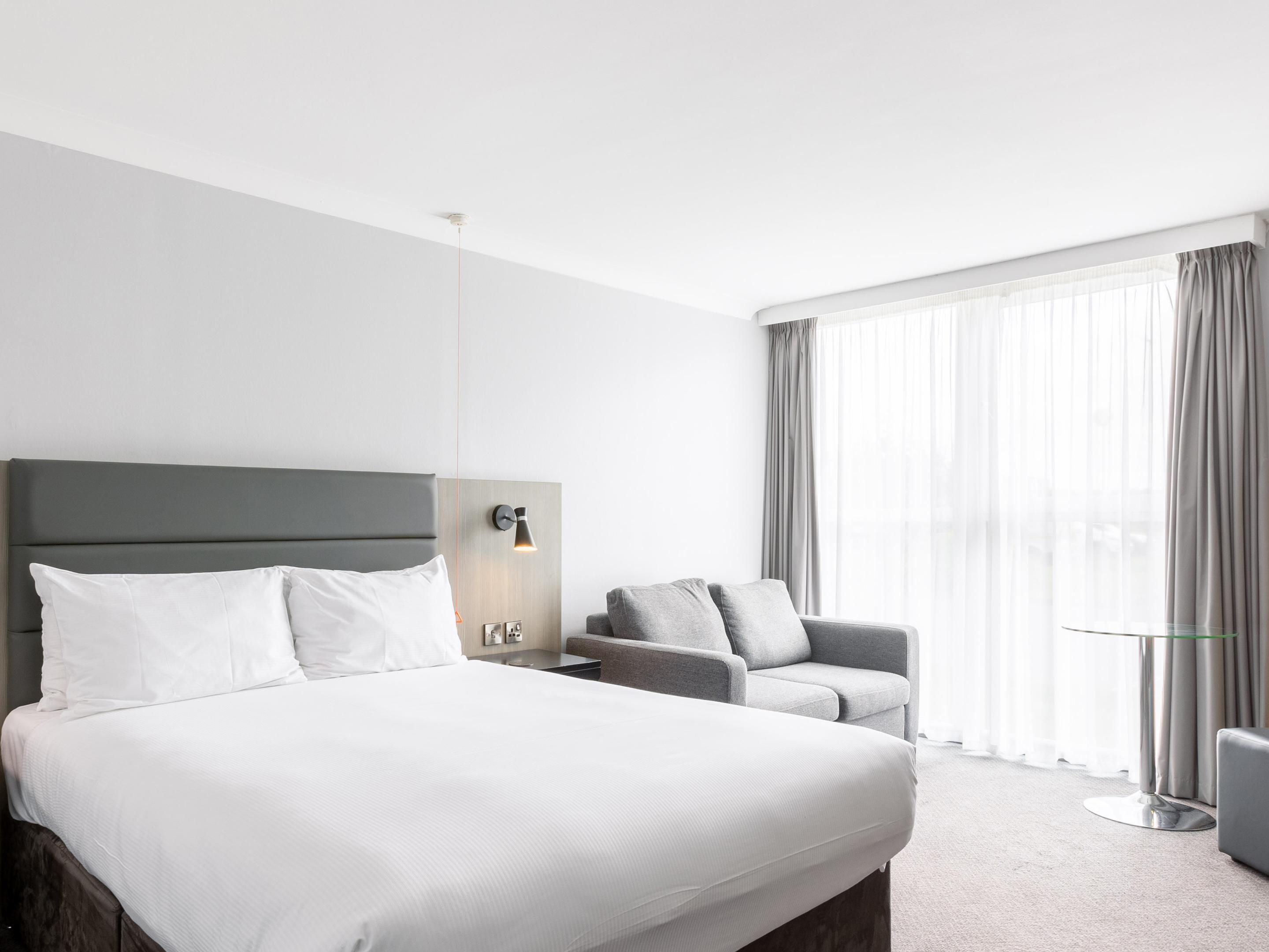 Accessible room with sofa area