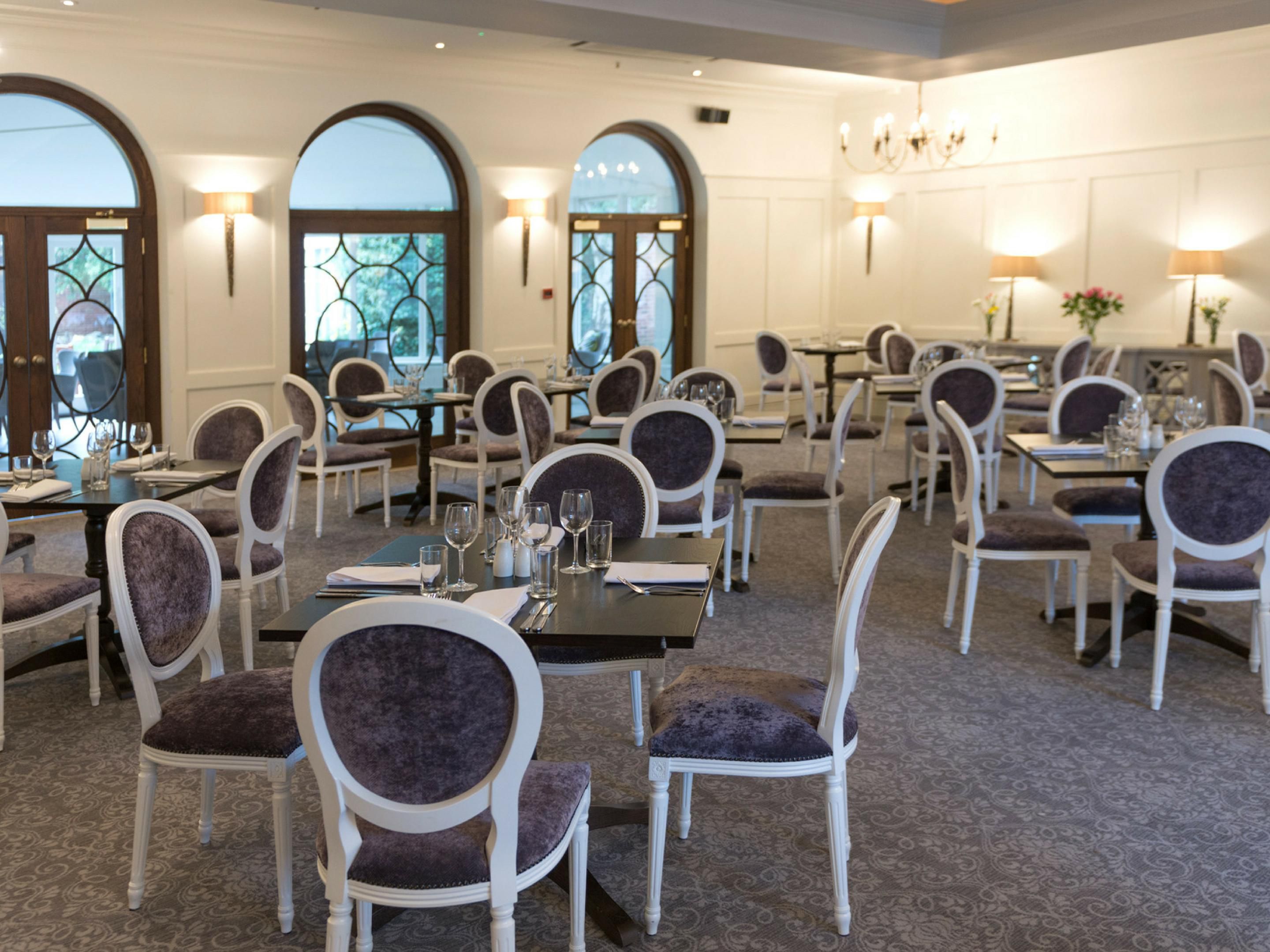 There’s something for every taste and occasion. Launching our brand-new menus, come and take time out and relax in our brand-new Lounge Bar and Lovett Restaurant, which opens onto our pretty courtyard for al fresco dining in summer.