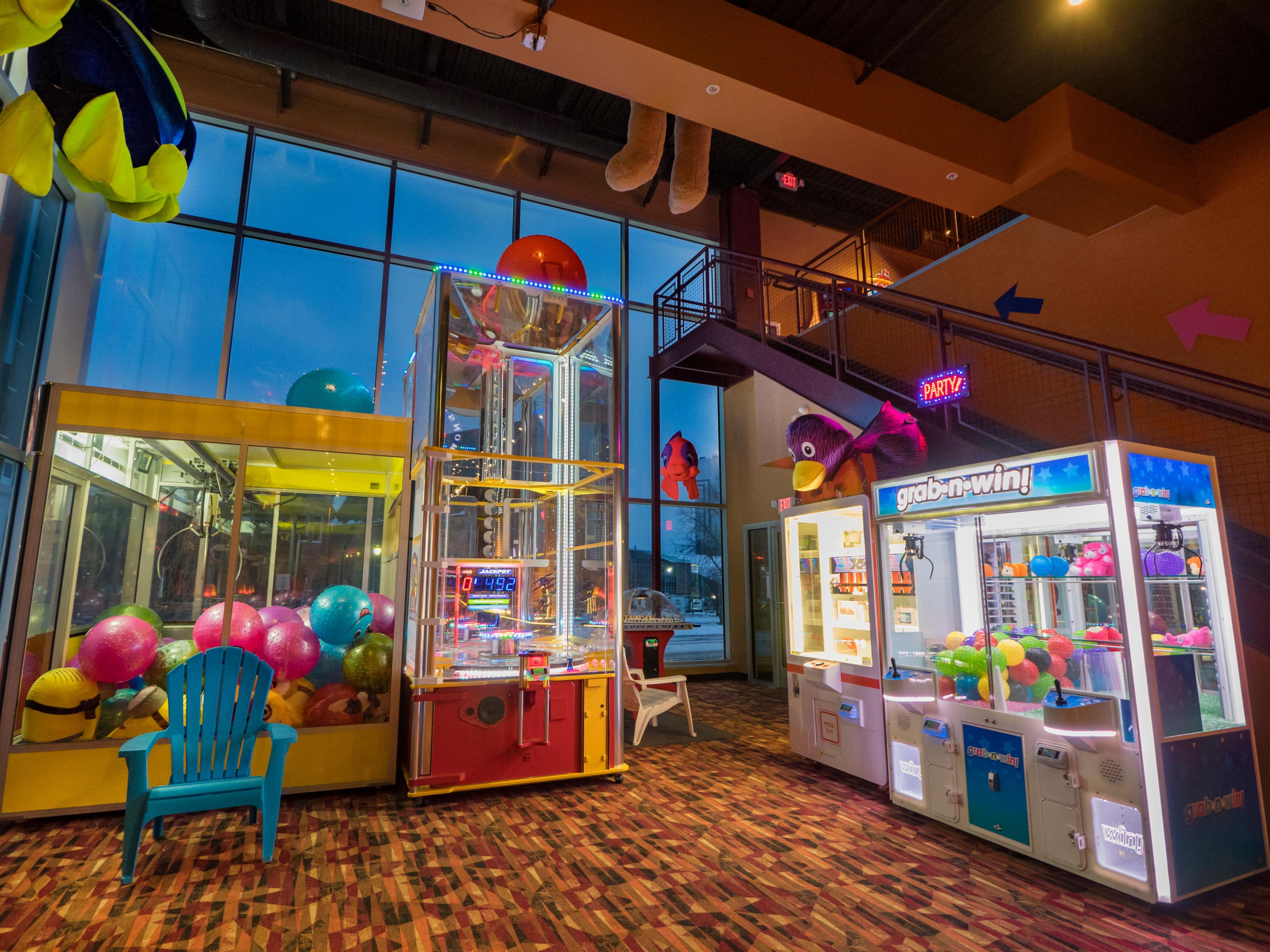 Two stories of state of the art arcade fun! Featuring over 45 interactive games.