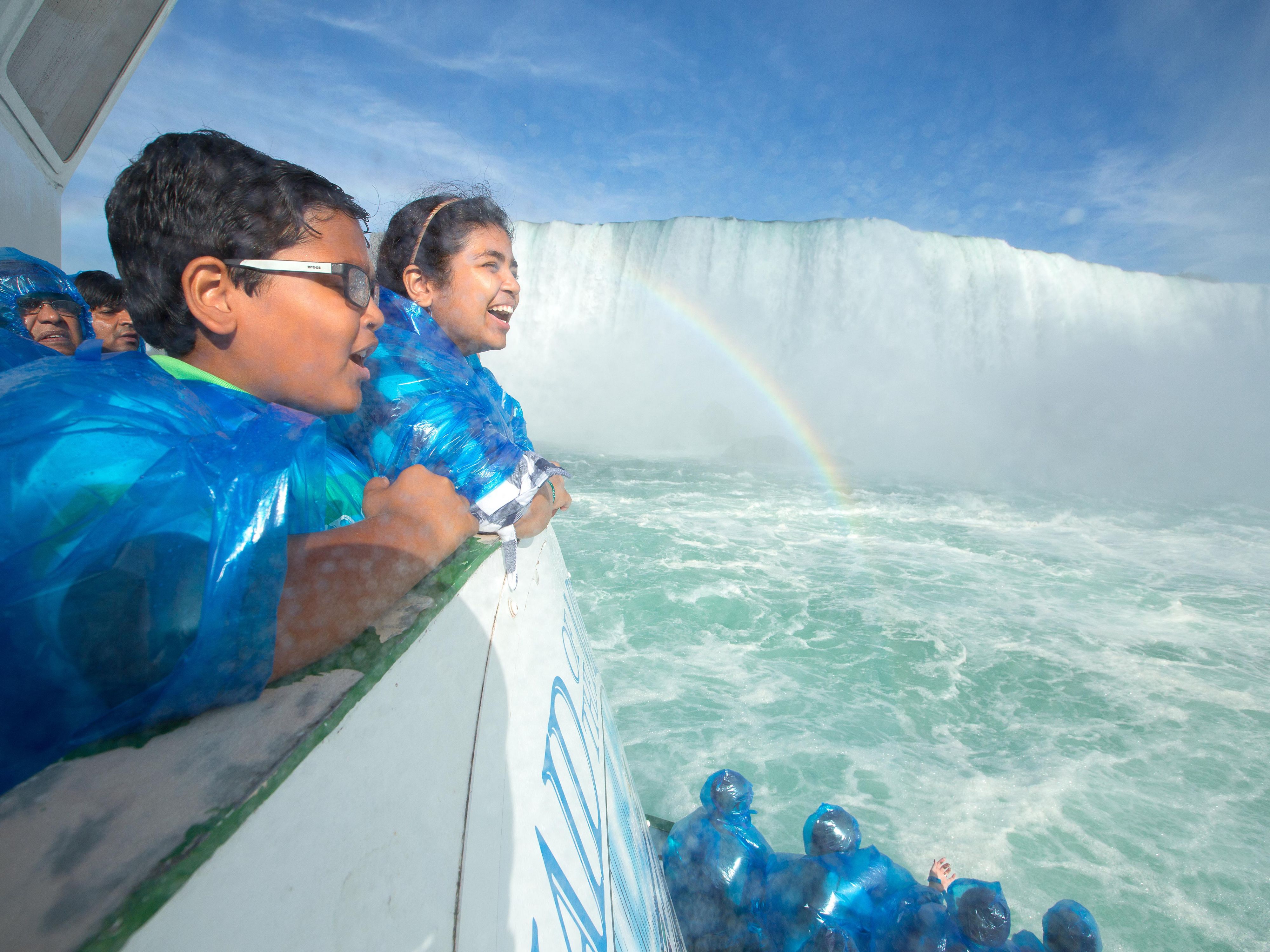 We are the closest full-service hotel to Niagara Falls! Our hotel is located steps away from the entrance to the Niagara Falls State Park - the oldest state park in the nation! You may walk to all of the world class attractions including Cave of the Winds, Maid of The Mist, the Seneca Niagara Casino! 
