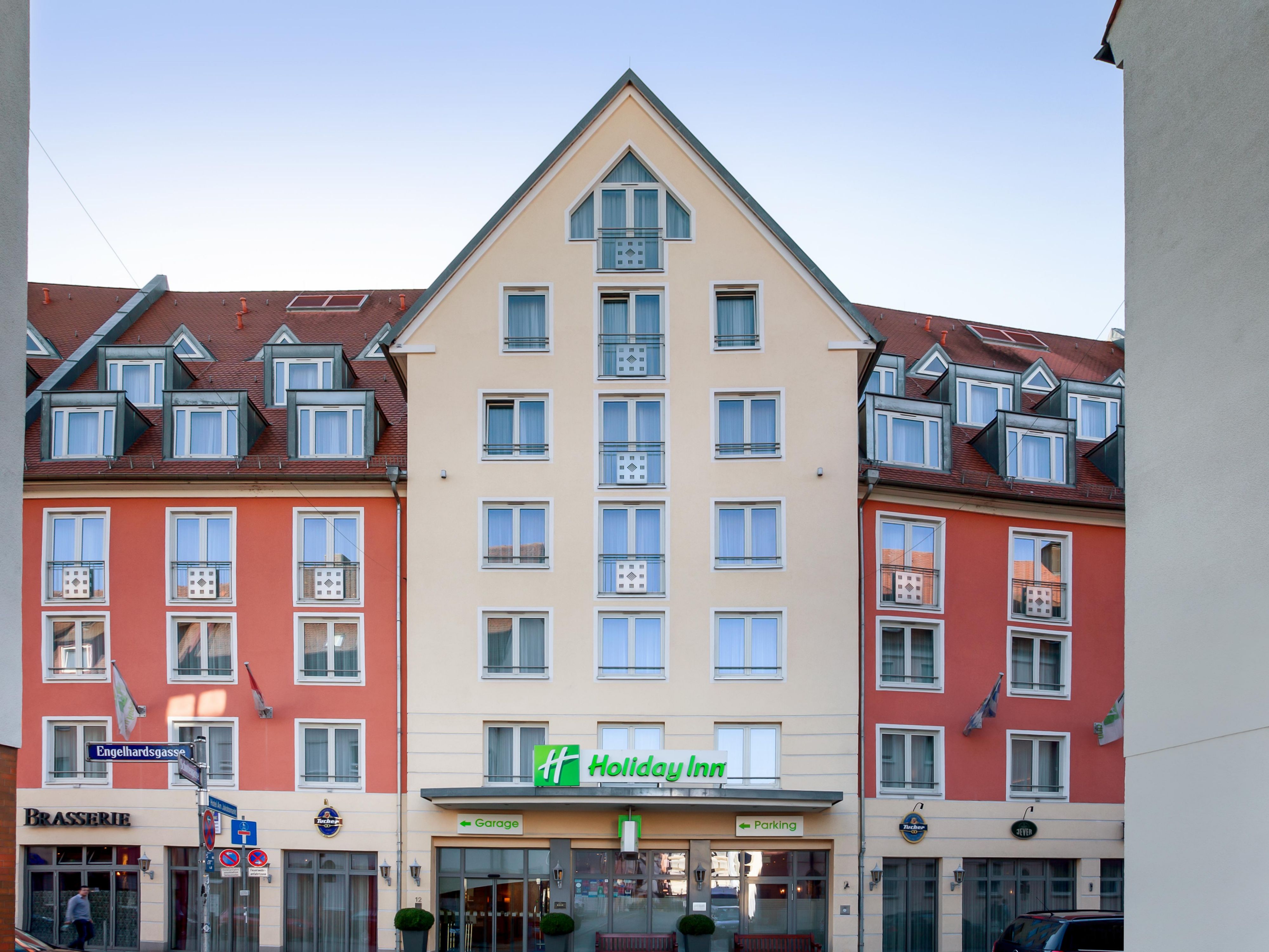 Holiday Inn Nürnberg City Centre, inside the medieval walls.
