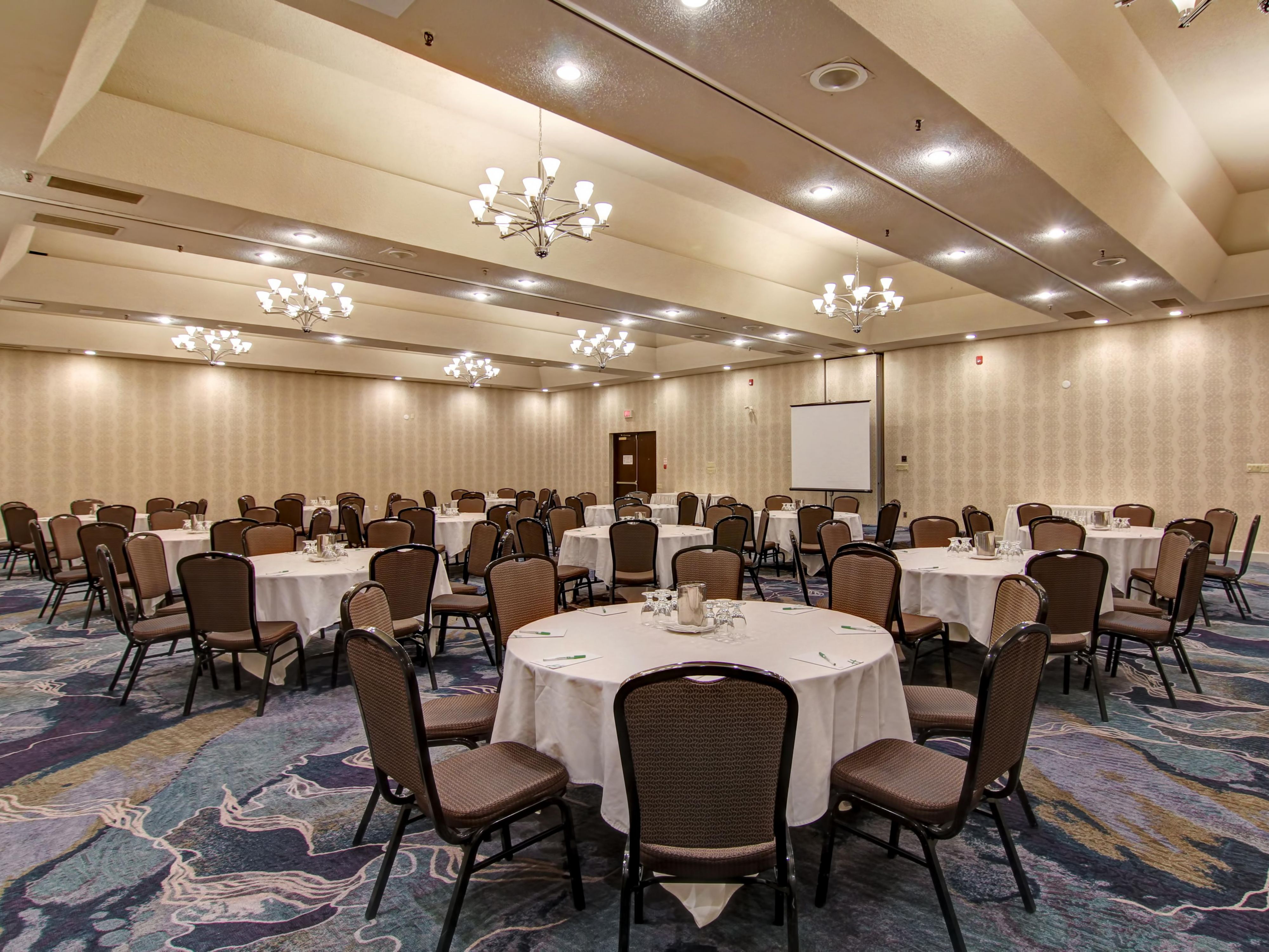 Host your next event in one of our versatile event spaces, including two elegant ballrooms, one intimate boardroom, and four fully equipped meeting rooms. Ideal for social gatherings, business meetings, or conferences, our venues are complemented by customized catering and an experienced event planner. 