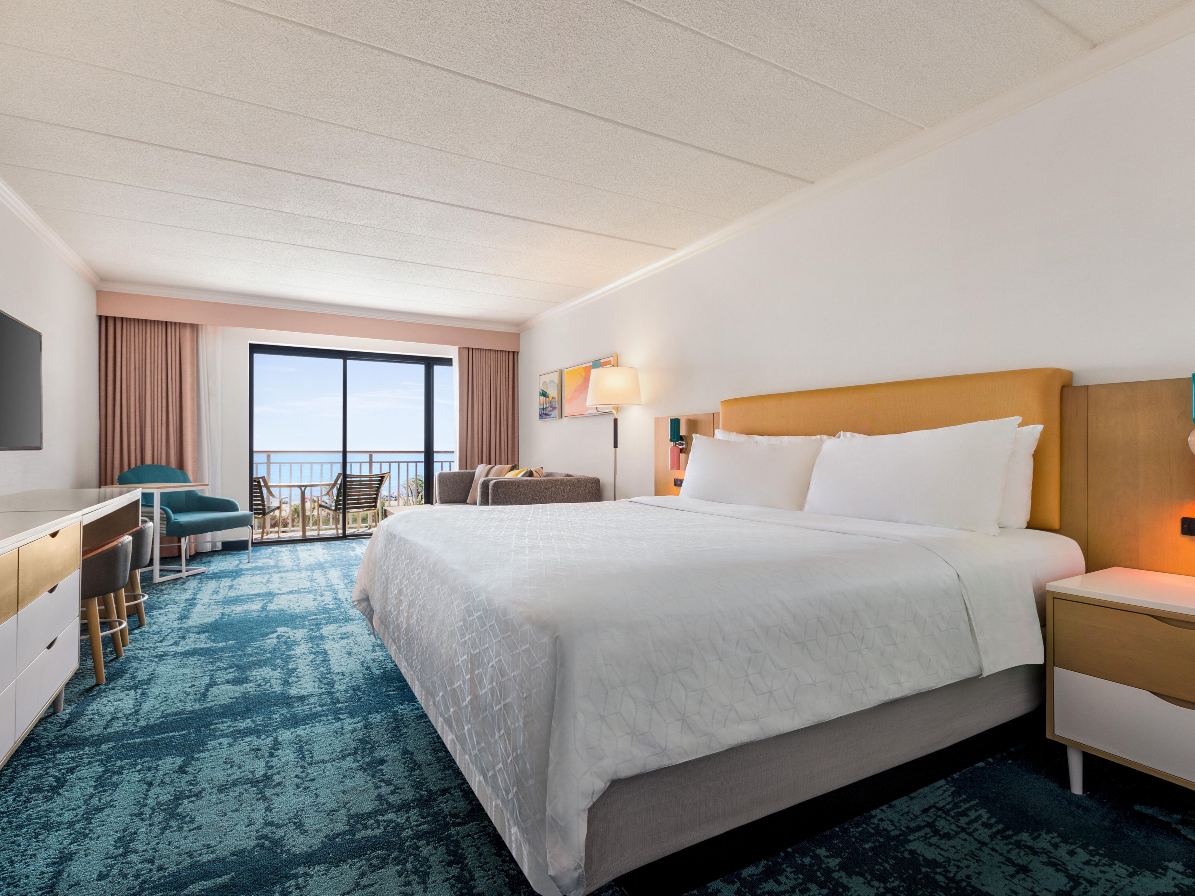 Your private escape awaits in or King oceanfront room.