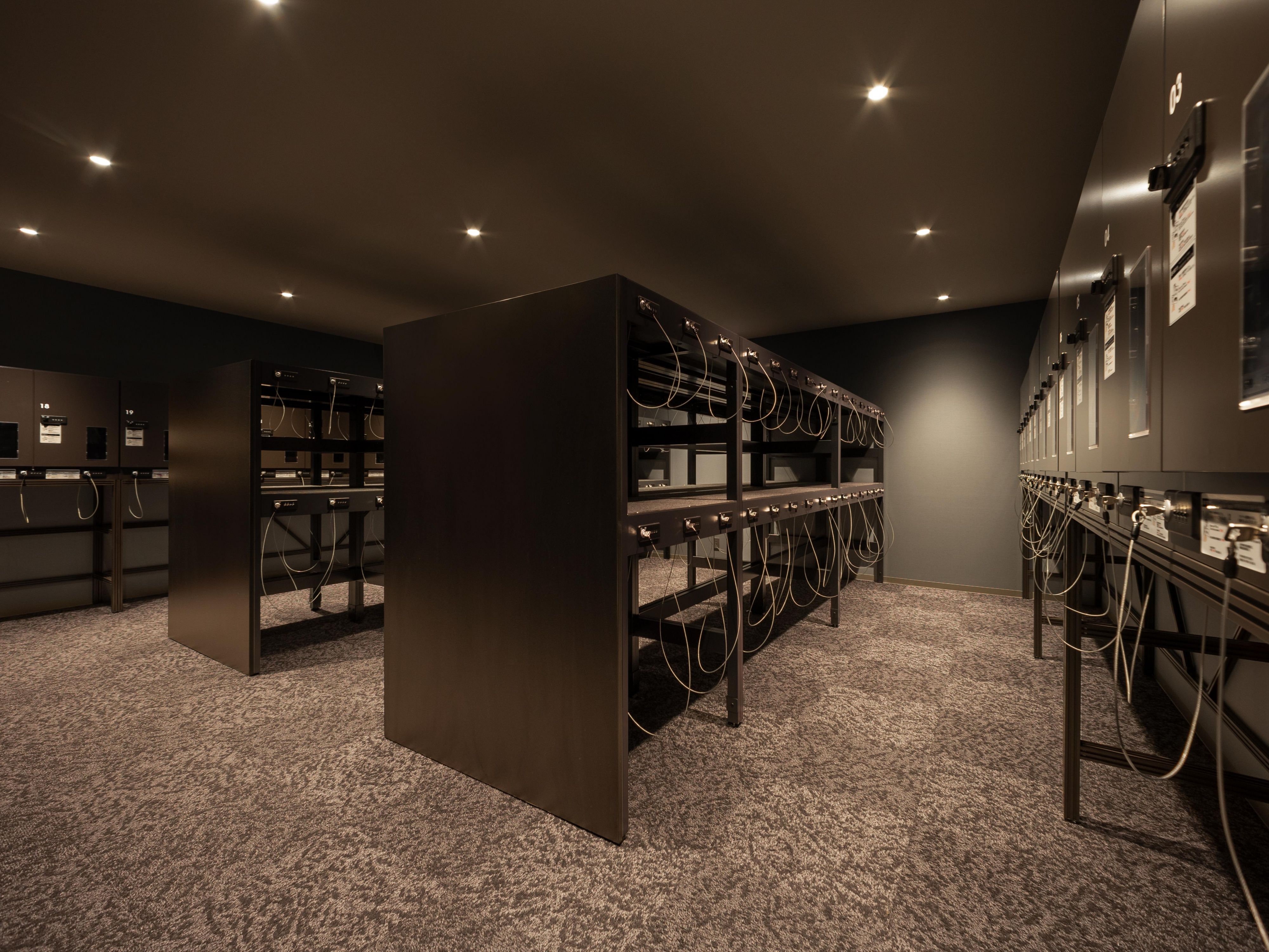 Our locker room can be used free of charge