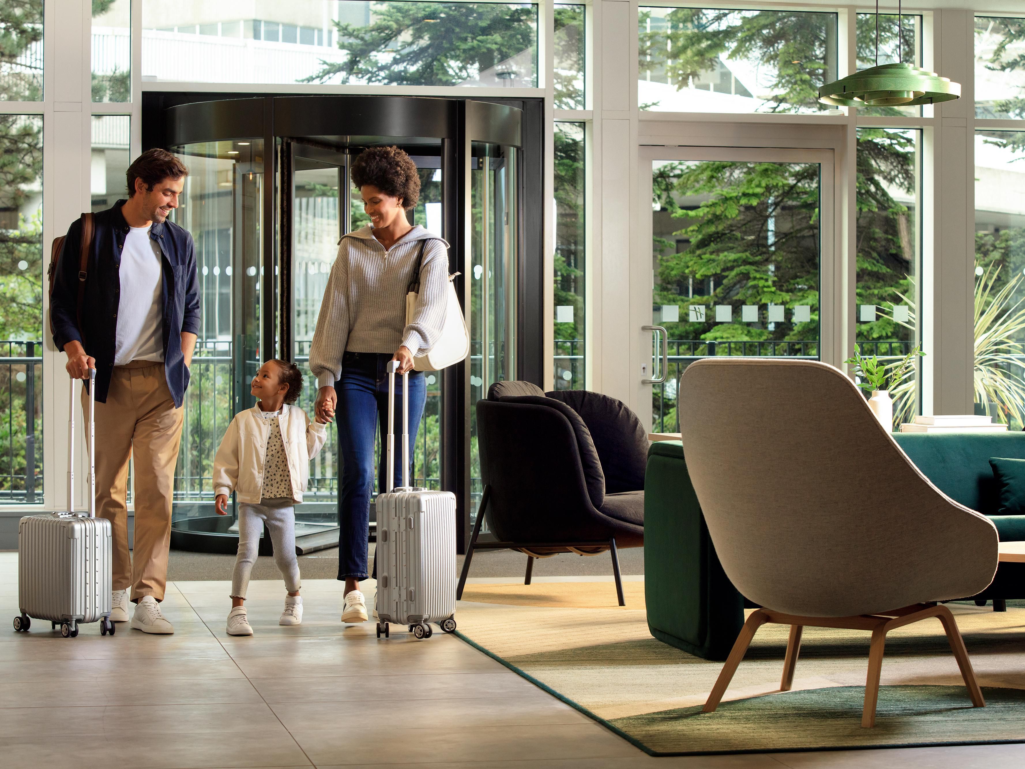 Our hotel enhances your stay with exceptional amenities, including complimentary Wi-Fi, an on-site restaurant and bar, and a market for your convenience. Stay active in our 24-hour fitness center, relax in our outdoor pool and whirlpool, and enjoy access to our laundry facilities—all designed for your comfort and enjoyment. 