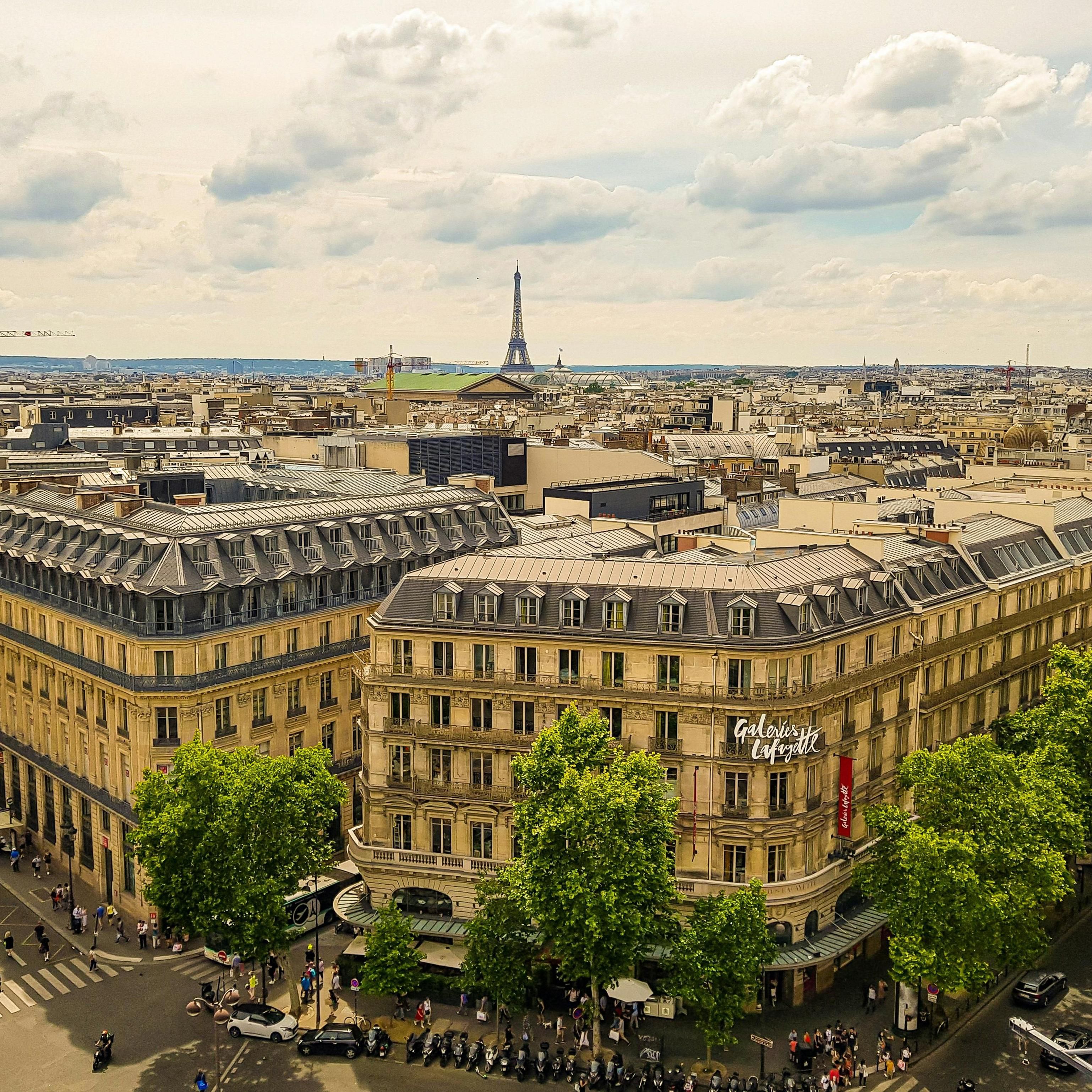 View of downtown Paris