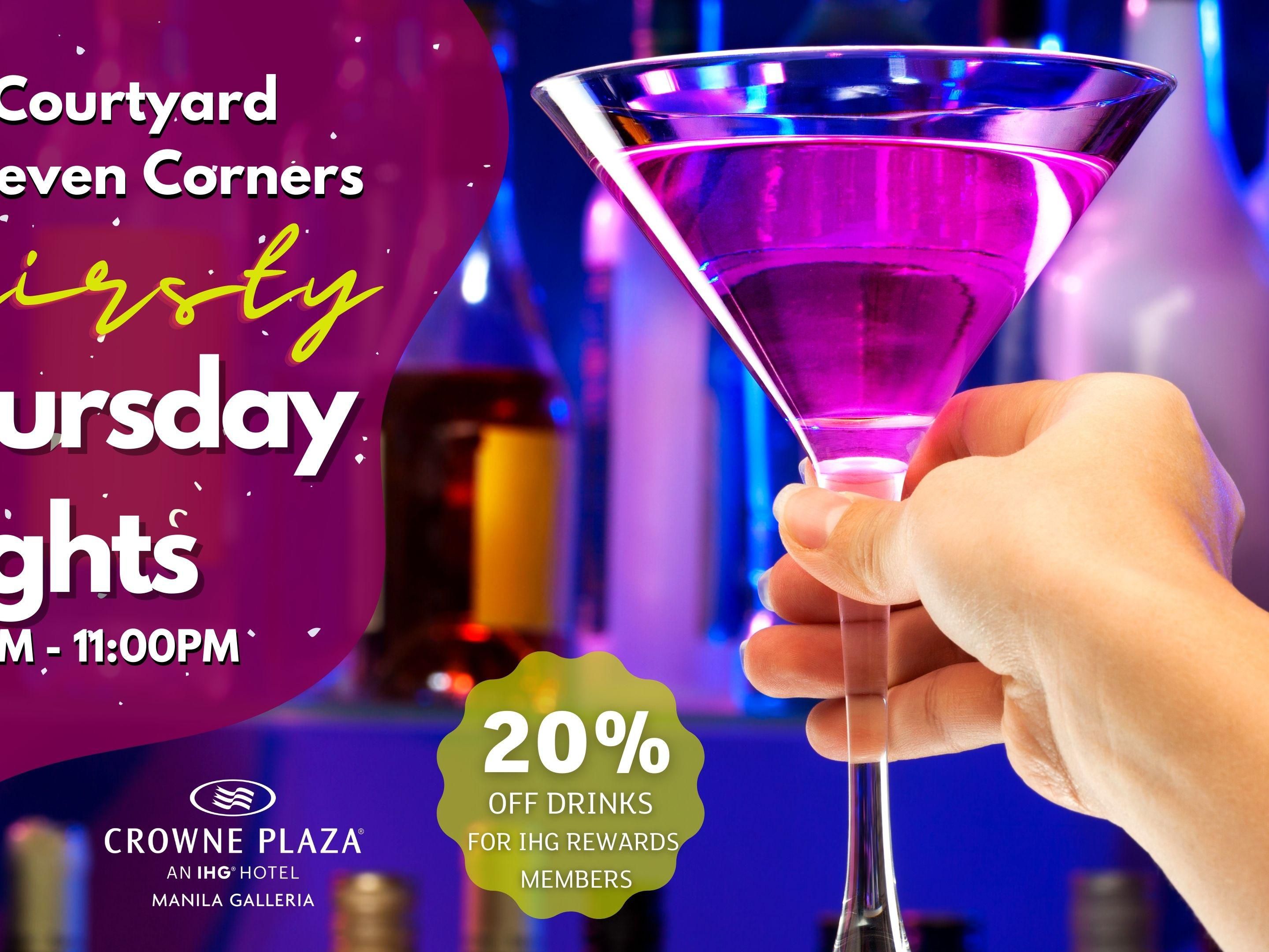 Thirsty Thursdays at the Courtyard
