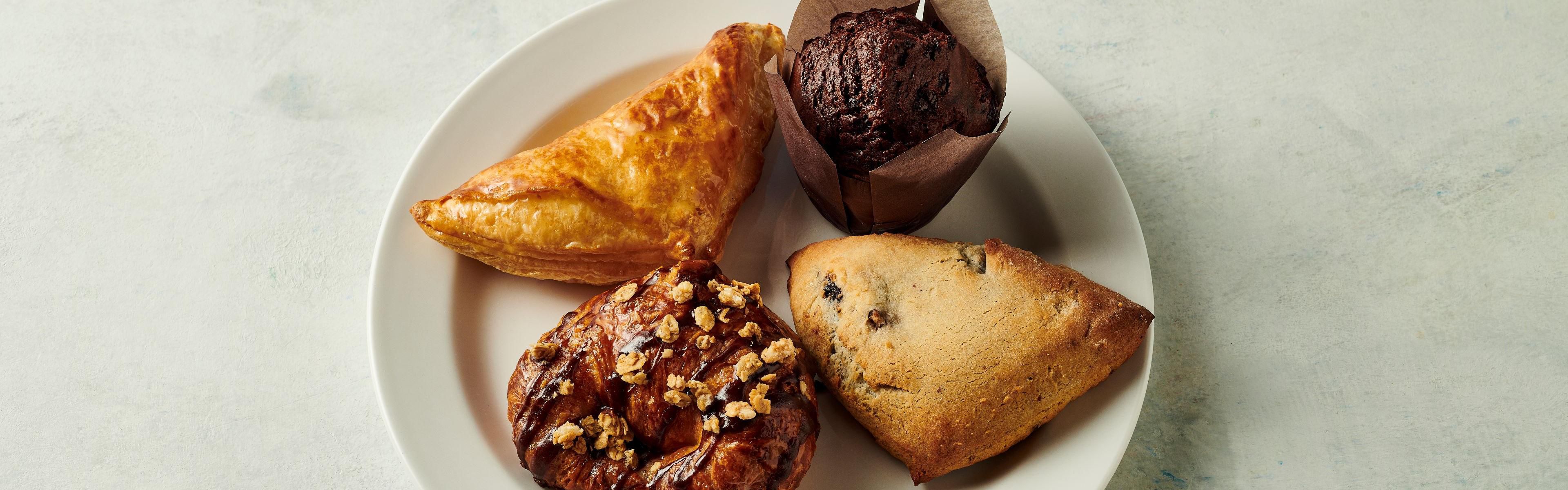 variety of pastries, baked fresh daily
