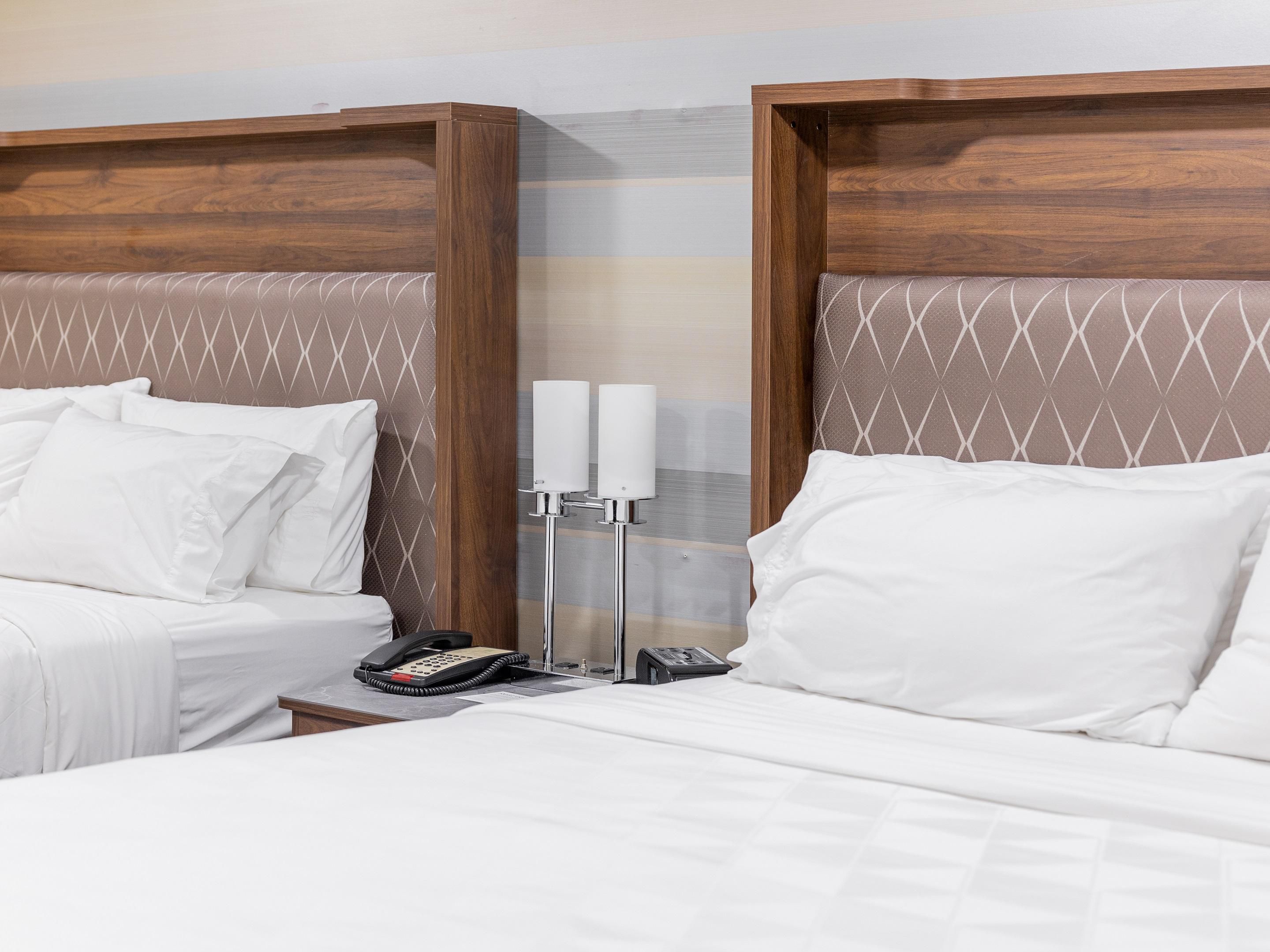 At the end of a long day, relax in our clean, fresh guest rooms.