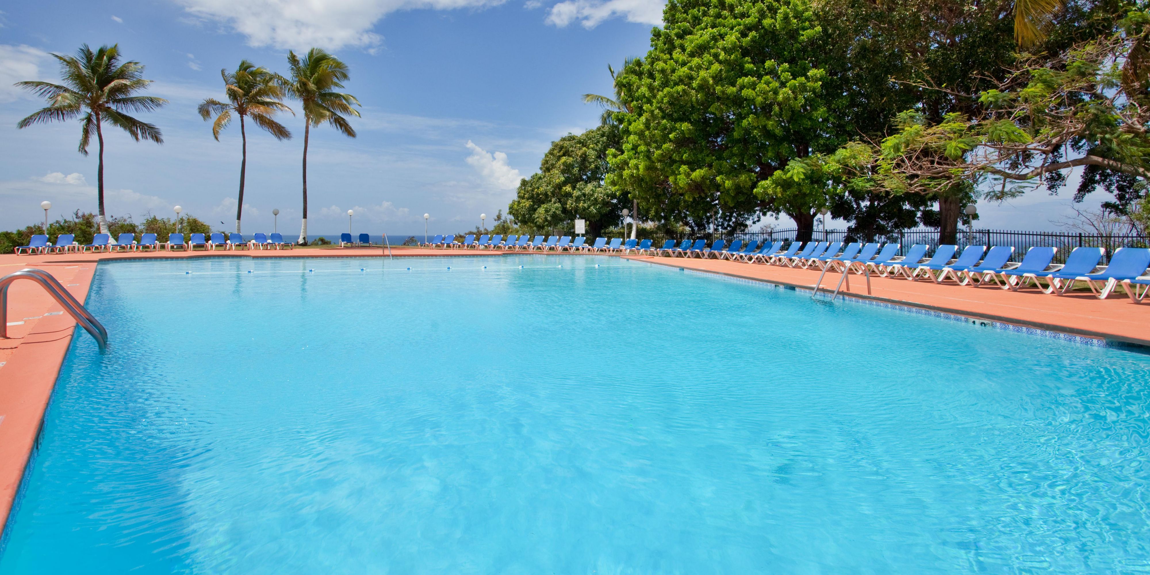 Pool side view