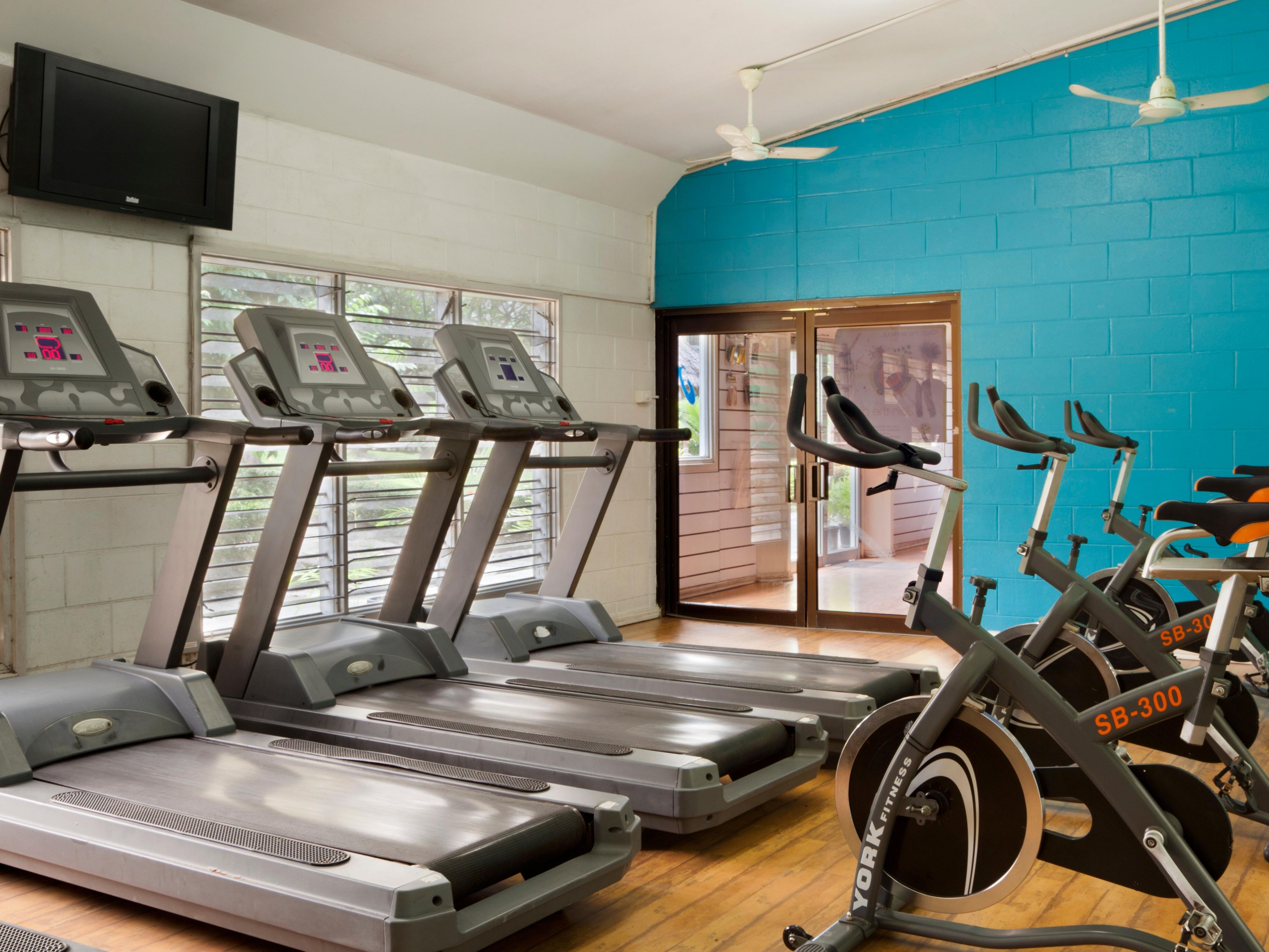 Keep fit at the Life Gym with an array of facilities including 2 squash courts, a weight room, treadmills, bikes and rowing machines. Gym access is complimentary for guests staying with us. Join in the Zumba or other workout classes for an additional fee.