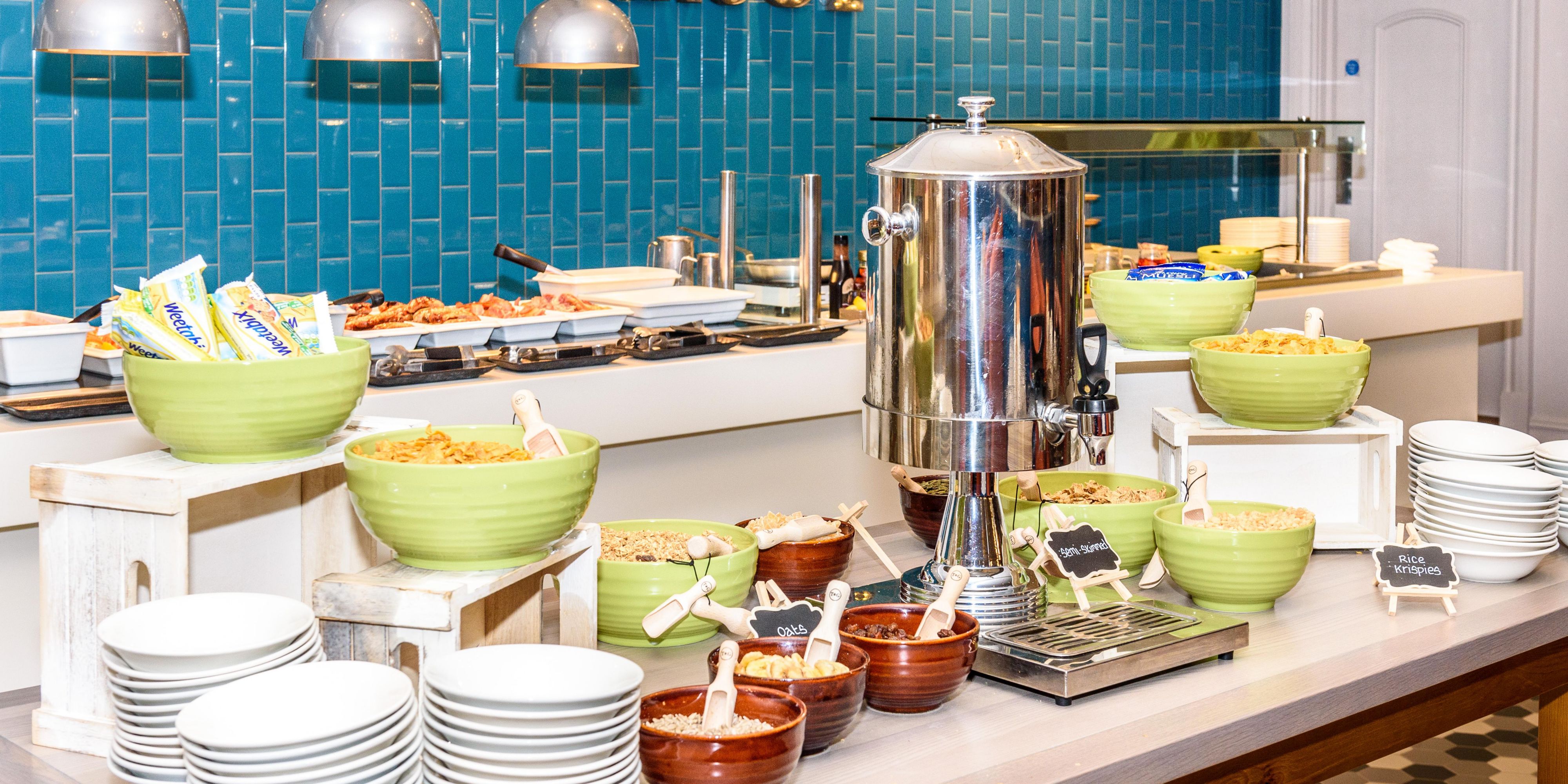 Indulge in the wide selection of food in our Breakfast Buffet.