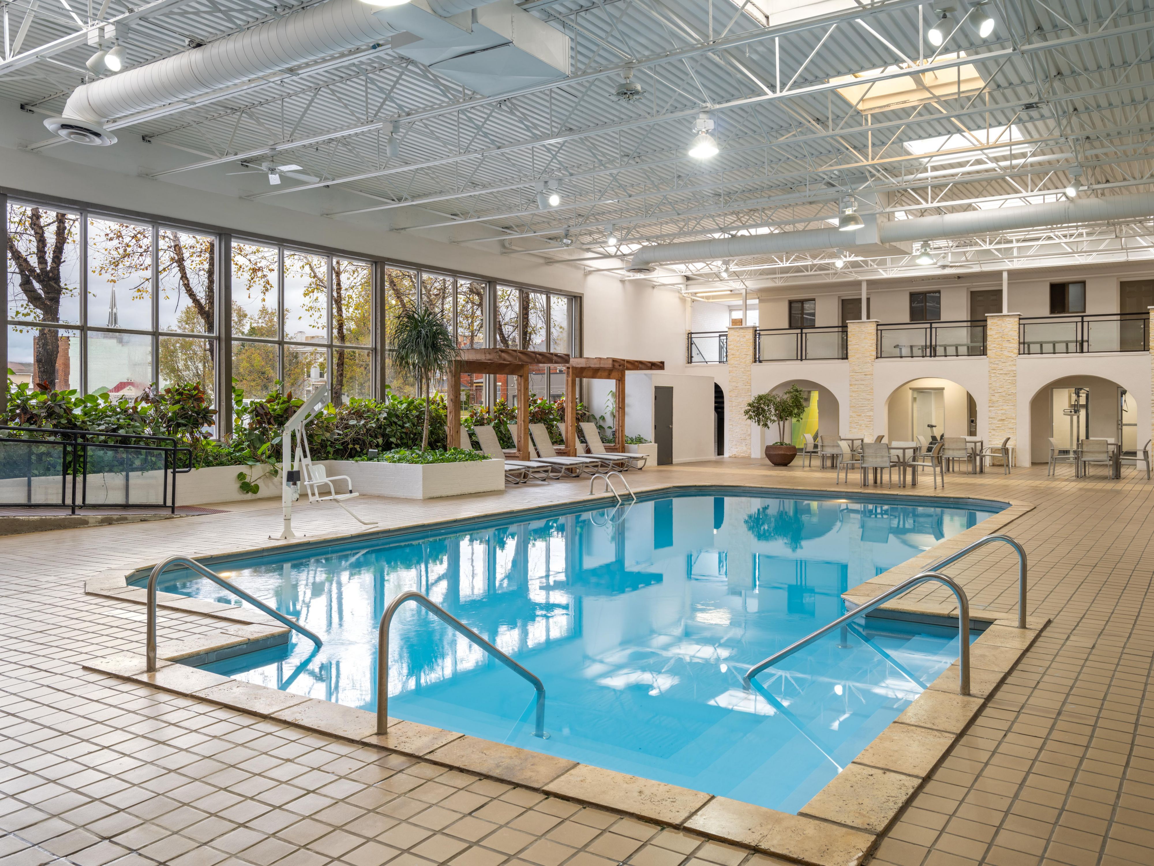 Our swimming pool is a perfect retreat for health and wellness.