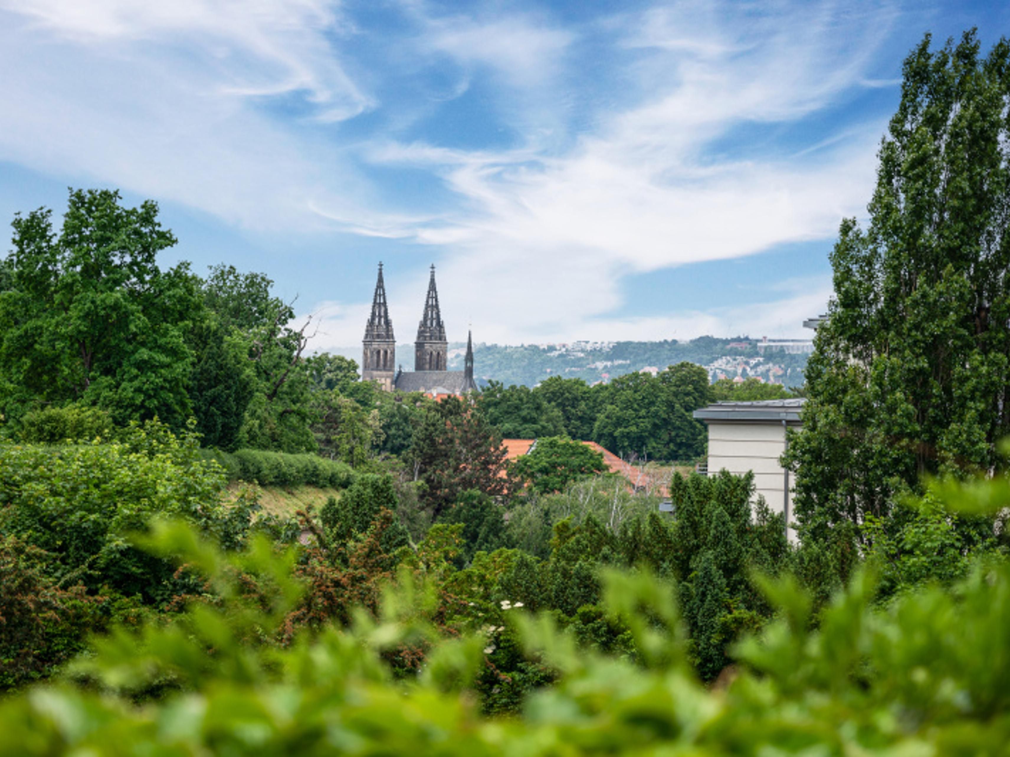 The mysterious Vyšehrad is just a few steps away from the Holiday Inn Prague. Located on a rocky promontory above the Vltava River, it offers beautiful views of the city, and the surrounding park hides architectural treasures including the St. Martin's Rotunda, the Church of St. Peter and Paul, the Slavín National Cemetery, and underground casemate