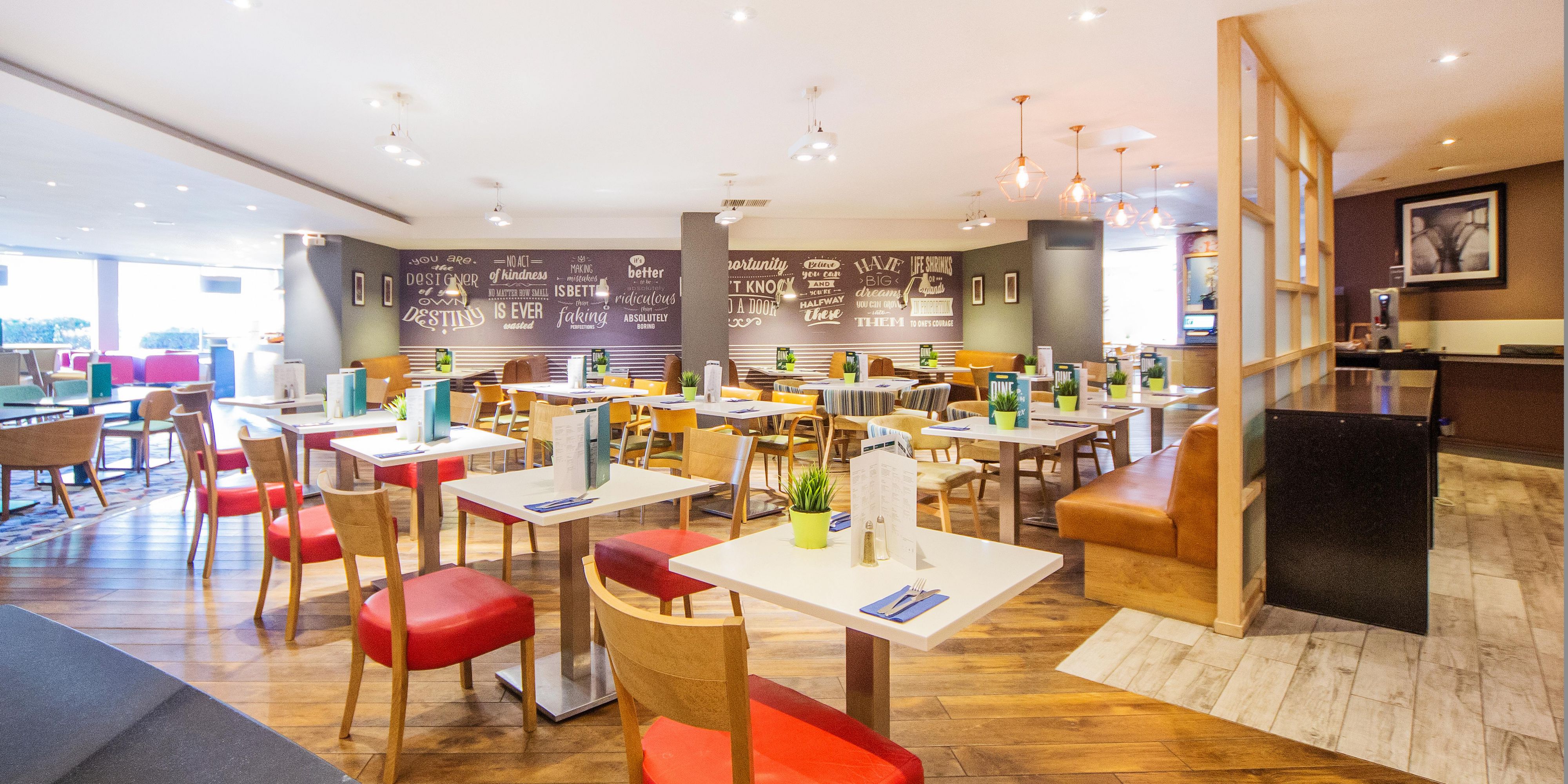 Enjoy dining in our restaurant at Holiday Inn Reading South