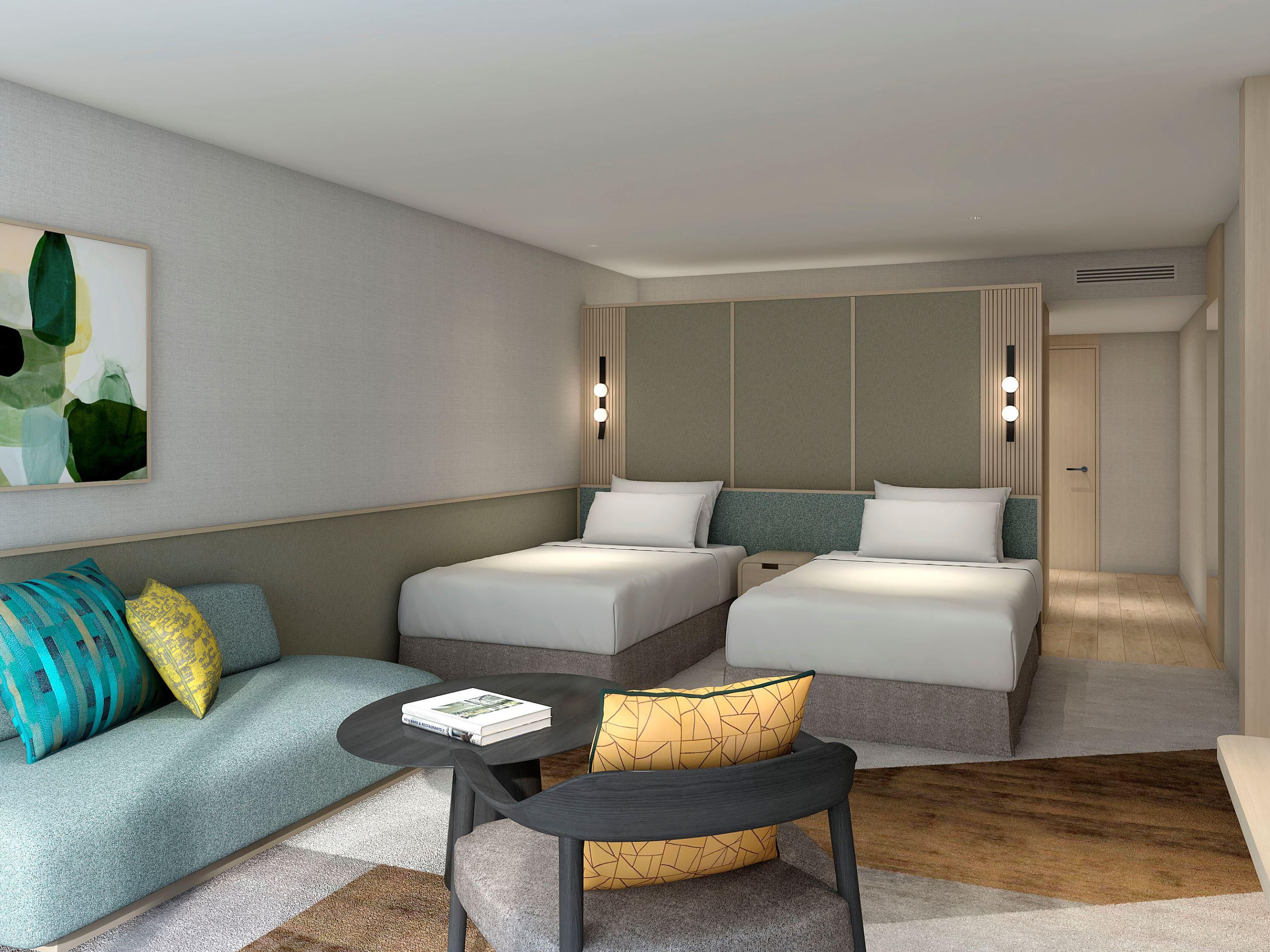Choose from rooms with breathtaking Mount Asama views, including spacious suites for up to six guests. The Kids' Suite features a unique design and dedicated children’s area. For those traveling with dogs, our detached cottages offer a cozy retreat. Create unforgettable memories with your loved ones, family, and friends.
