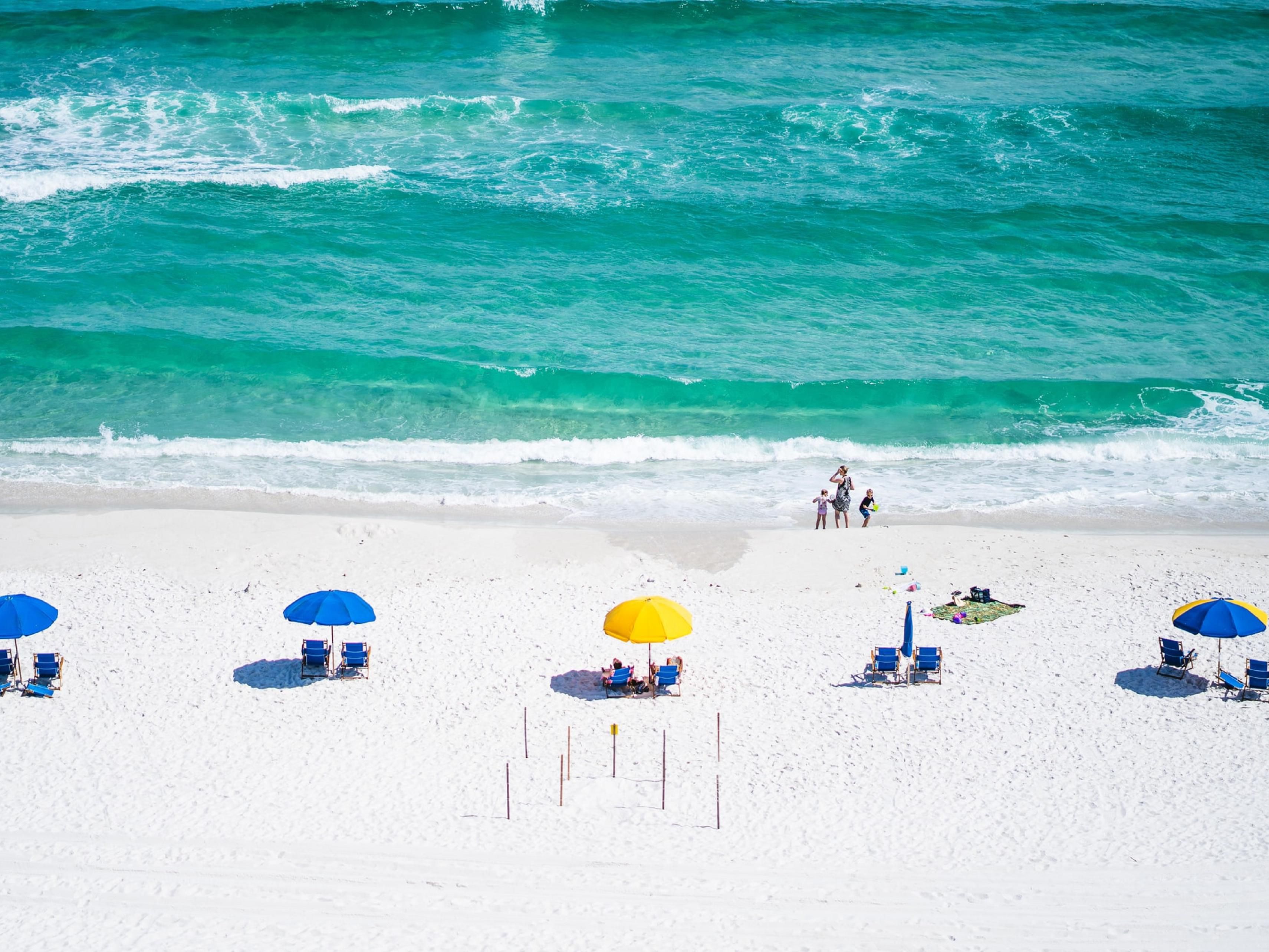 It's time to sit on the beach and enjoy the sound of waves and feel the ocean breeze.