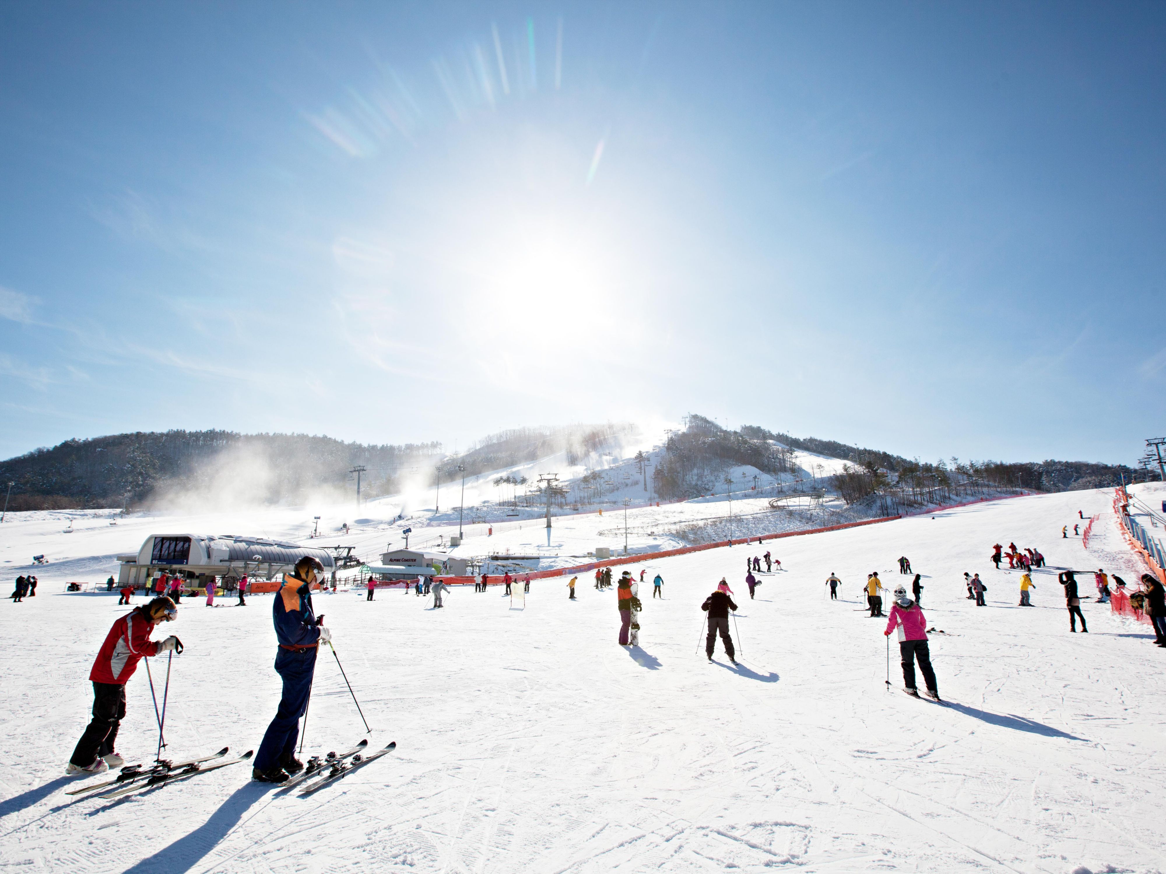 Let the thrill of speeding down a freshly groomed run invigorate you. Open during the Winter Season only.