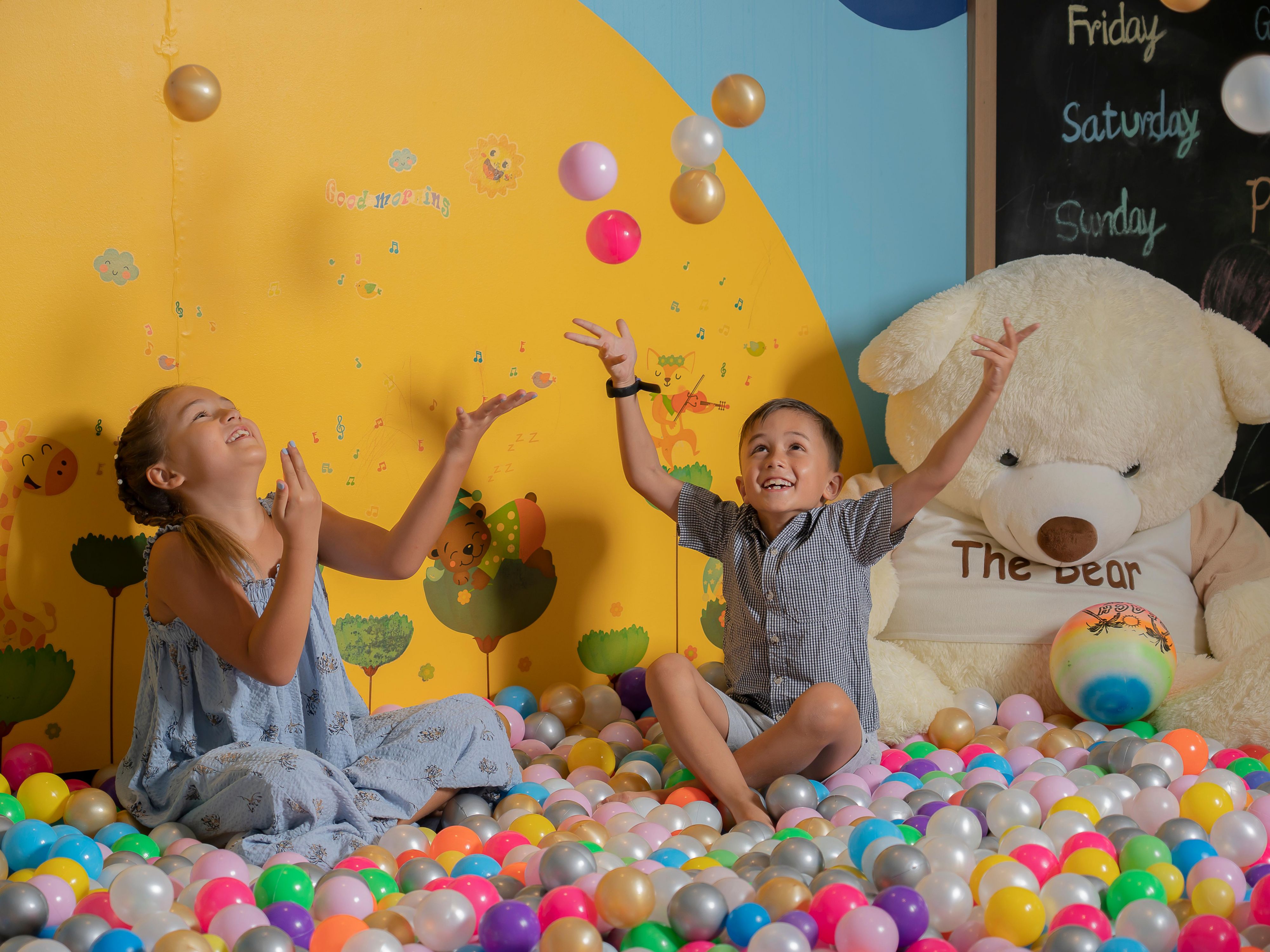 Discover endless fun at our fantastic Kids' Club or savour the bonus of our 'Kids Eat & Stay Free' program, which offers extra value for families on vacation. Kids under 12 can feast for free at Rakhang Thai Bistro & Bar, selecting from our delicious buffet (when available) or a specially crafted Kids' Menu. Here, every meal is a mini celebration.