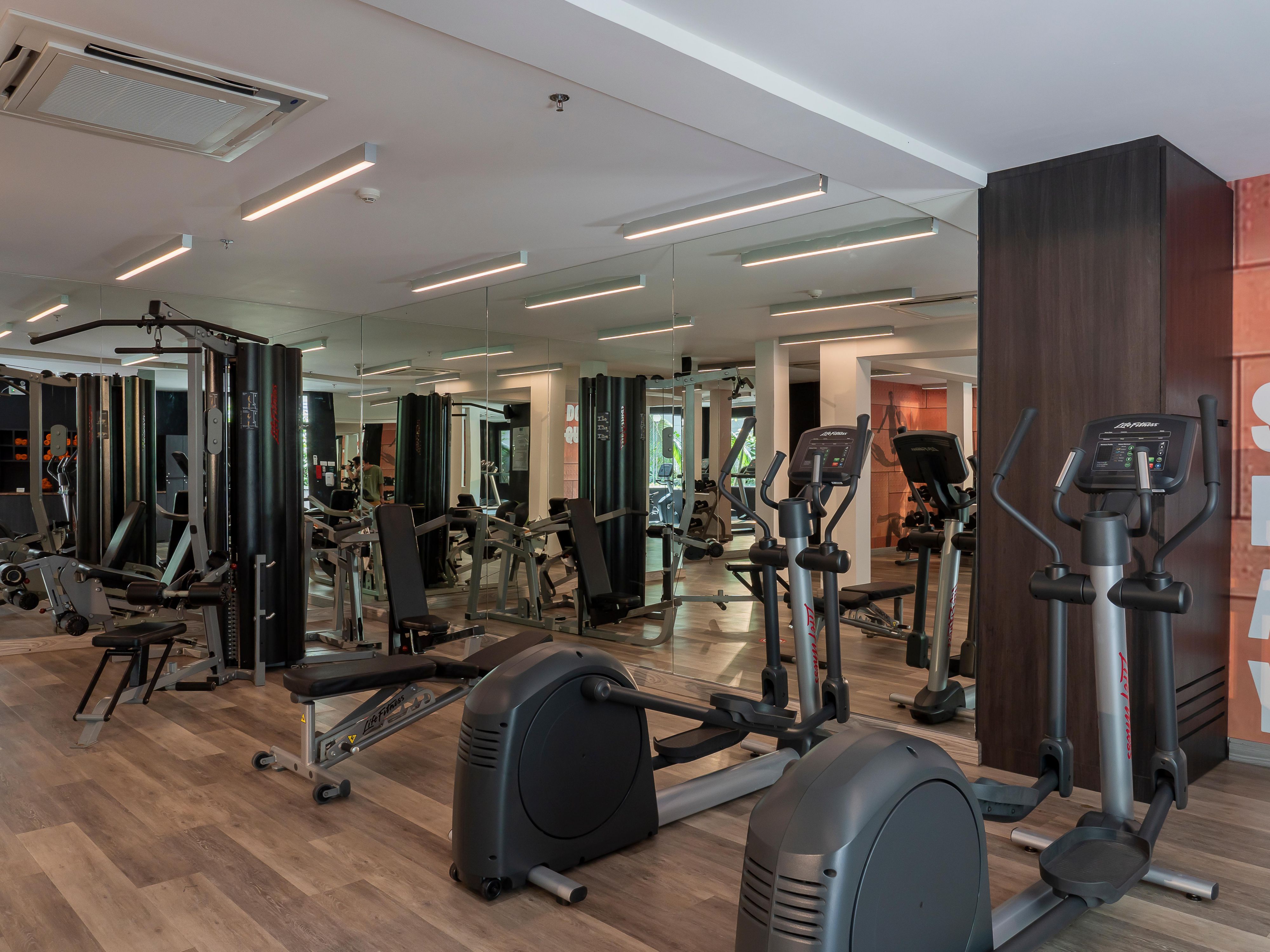 Stay fit and fabulous amidst the tropical bliss. Keep your fitness goals in focus while basking in the beauty of this modern resort in Krabi Thailand. Our state-of-the-art Fitness Centre is open 24/7 and helps you stay active. Power through a morning workout or unwind with evening reps, we have the perfect space to energise your vacation.