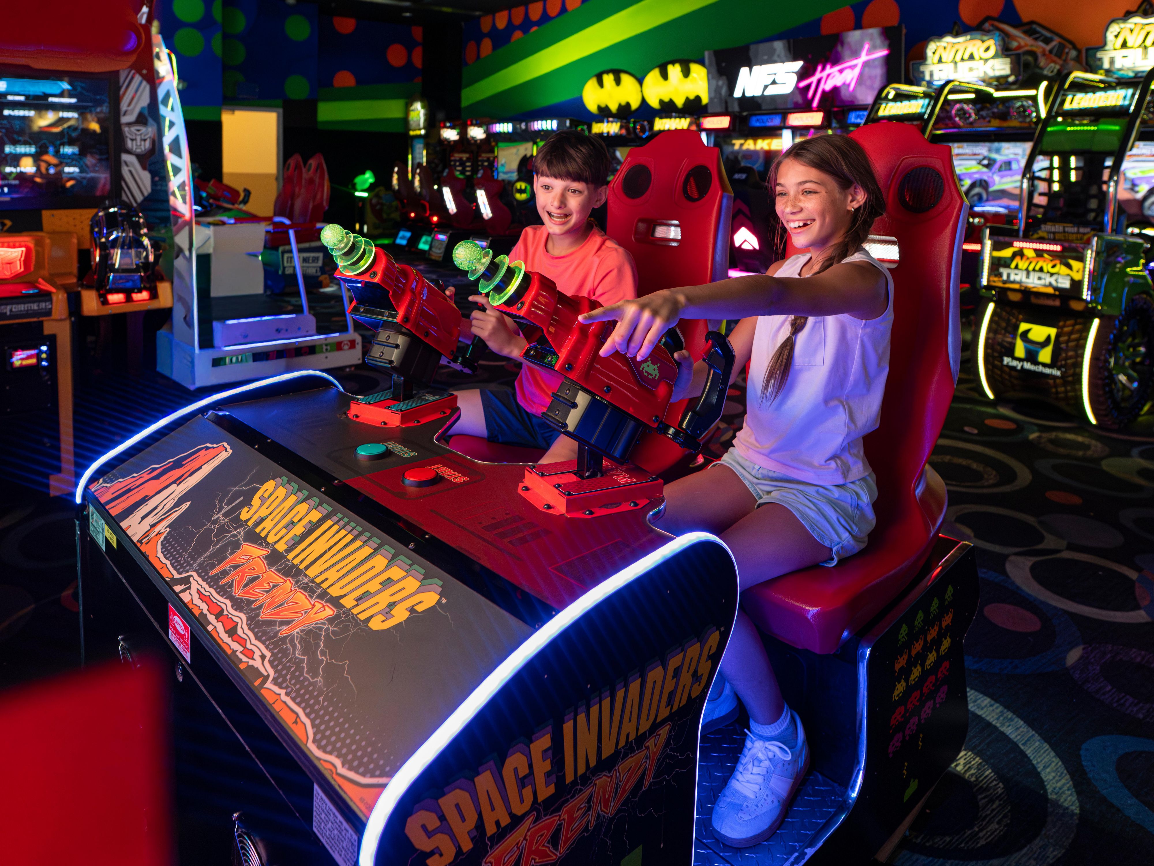 Arcade game room at Holiday Inn Resorts 