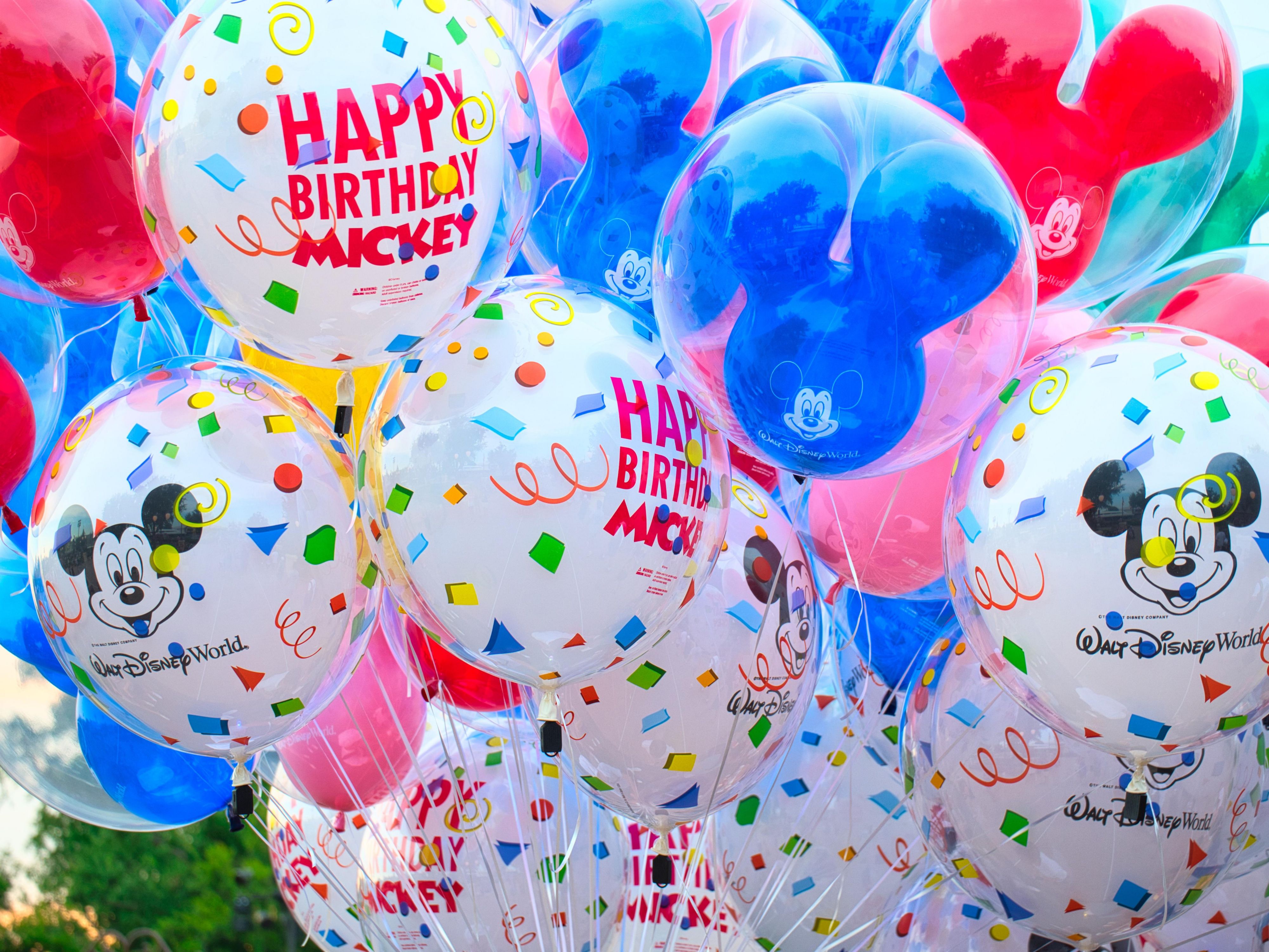 Happy birthday baloons for party